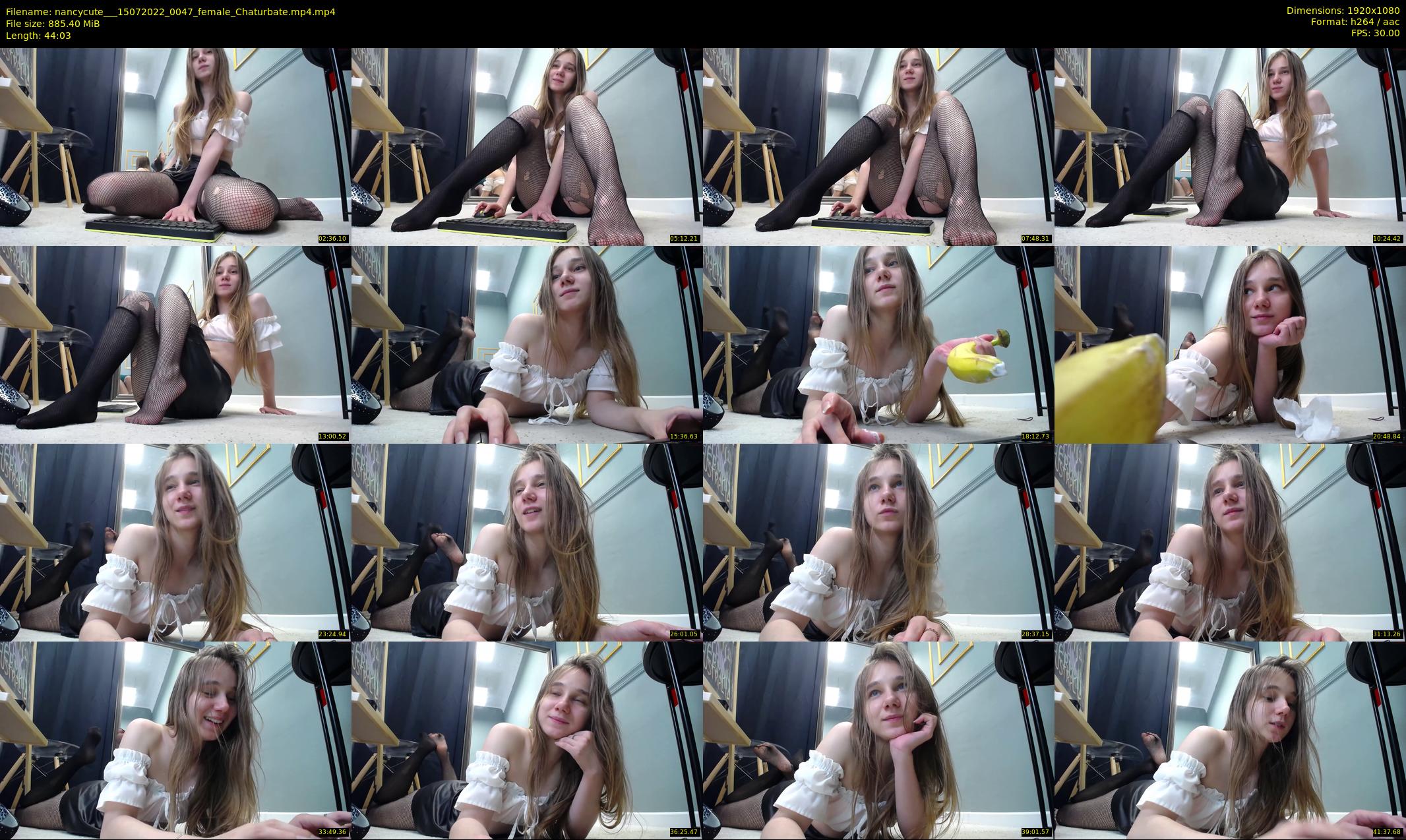 nancycute__ — 45 minute Chaturbate female cam show recording, 1080p, Jul 15, 2022