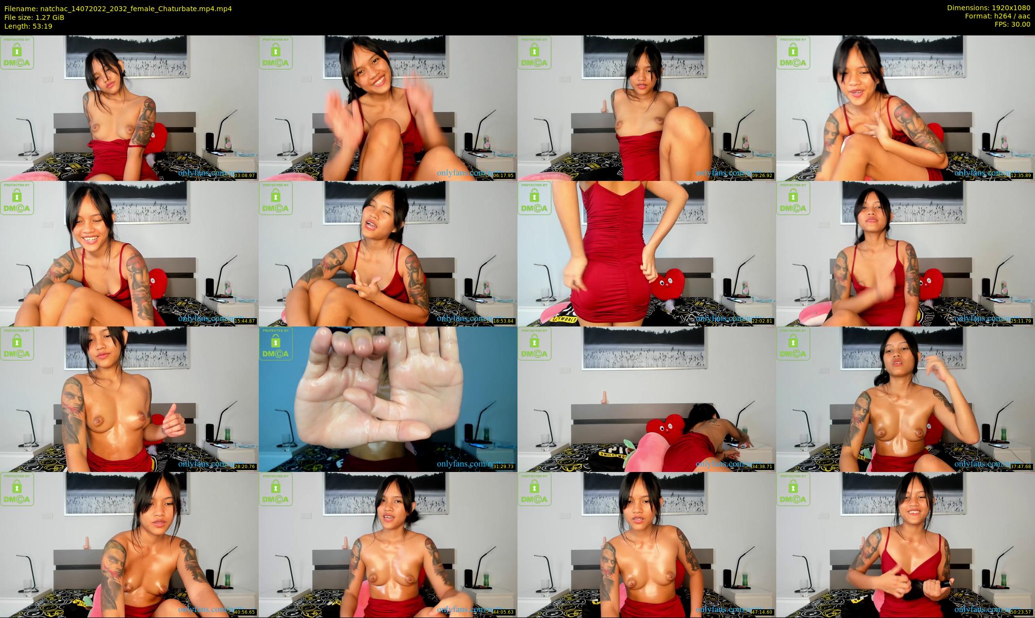 natchac — 54 minute Chaturbate female cam show recording, 1080p, Jul 14, 2022