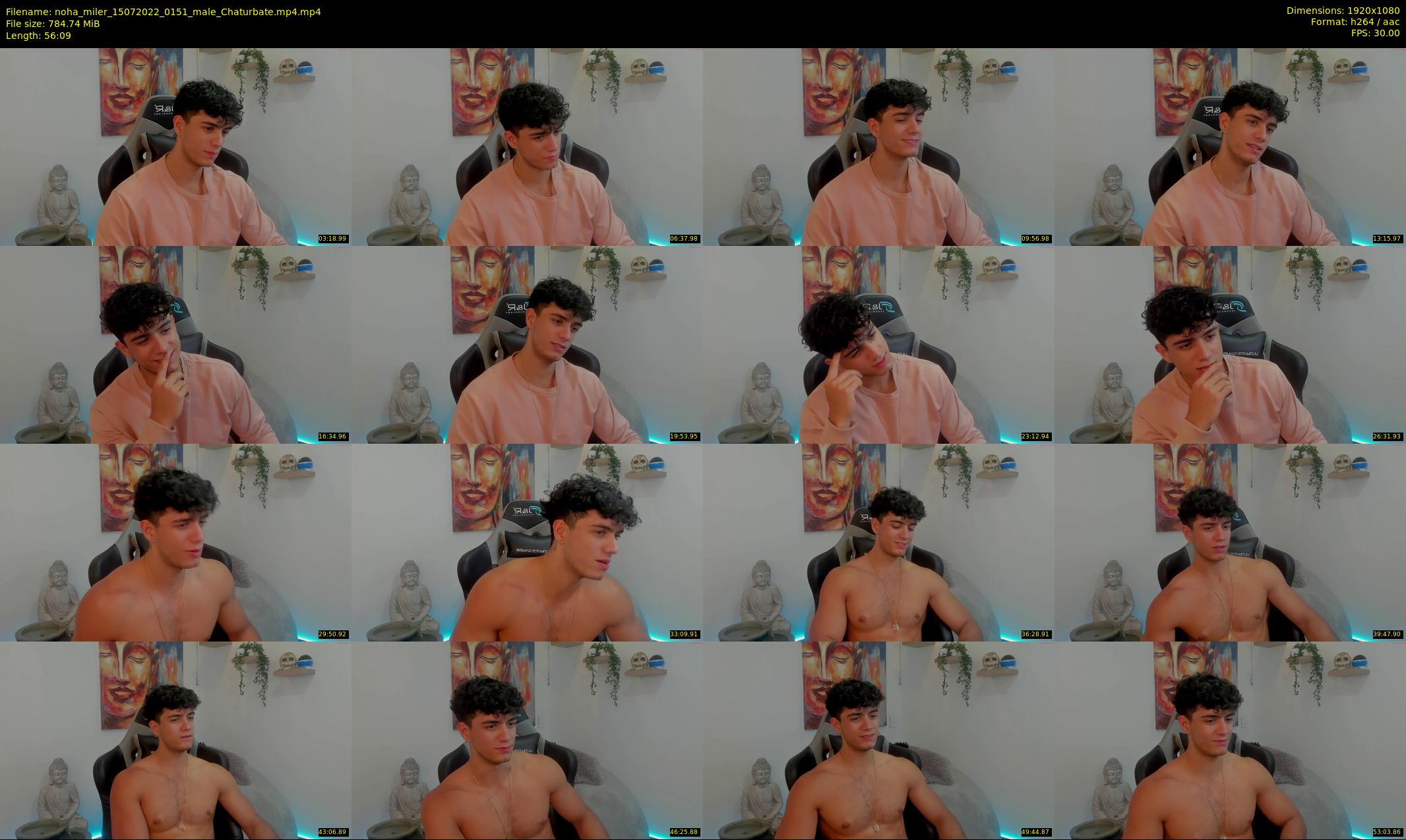 noha_miler — 57 minute Chaturbate male cam show recording, 1080p, Jul 15, 2022