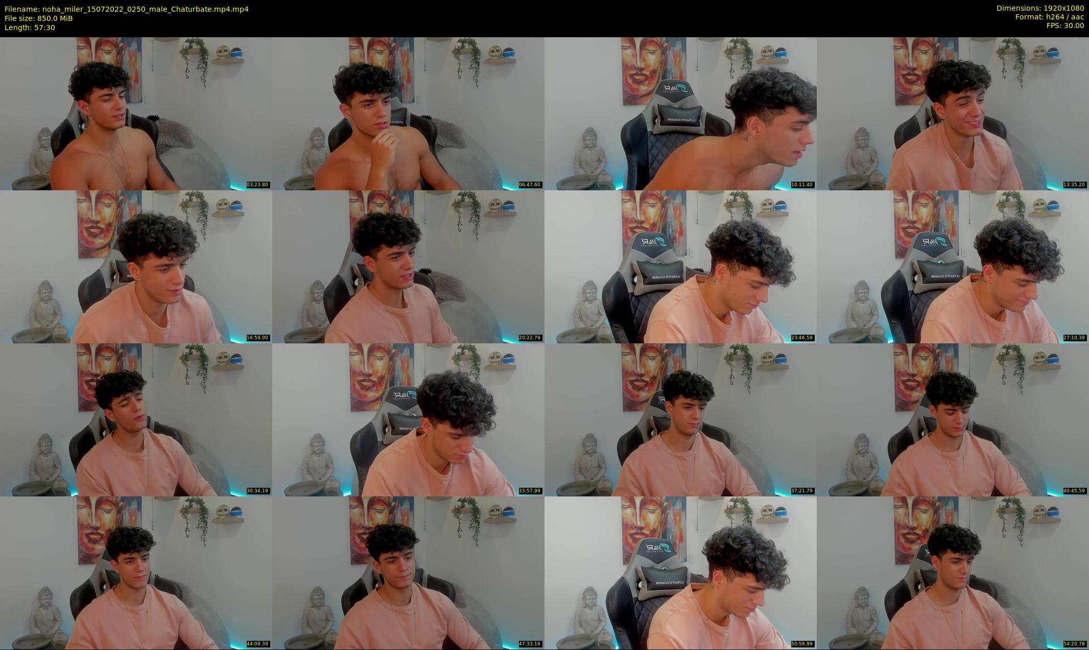 noha_miler — 58 minute Chaturbate male cam show recording, 1080p, Jul 15, 2022