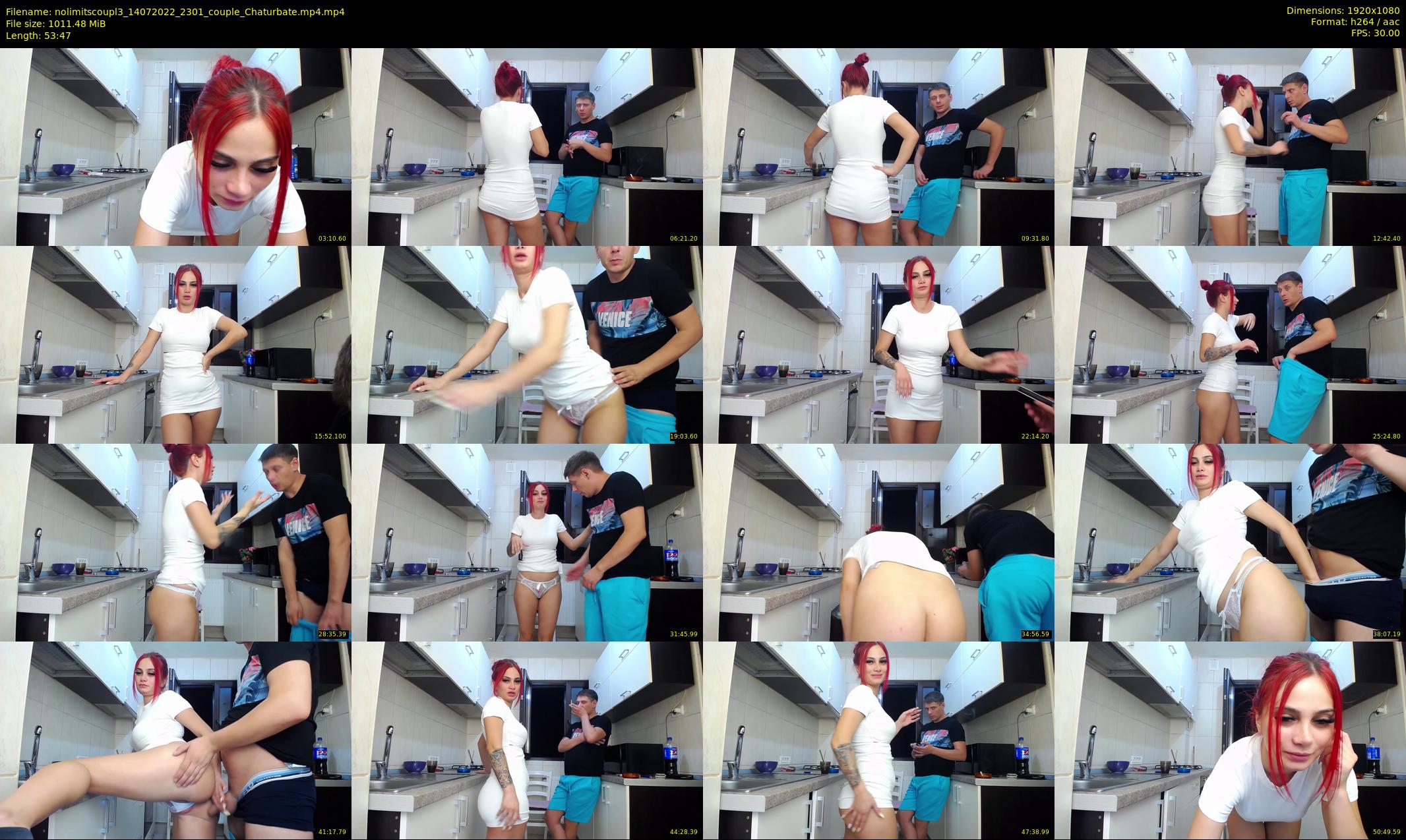 nolimitscoupl3 — 54 minute Chaturbate couple cam show recording, 1080p, Jul 14, 2022