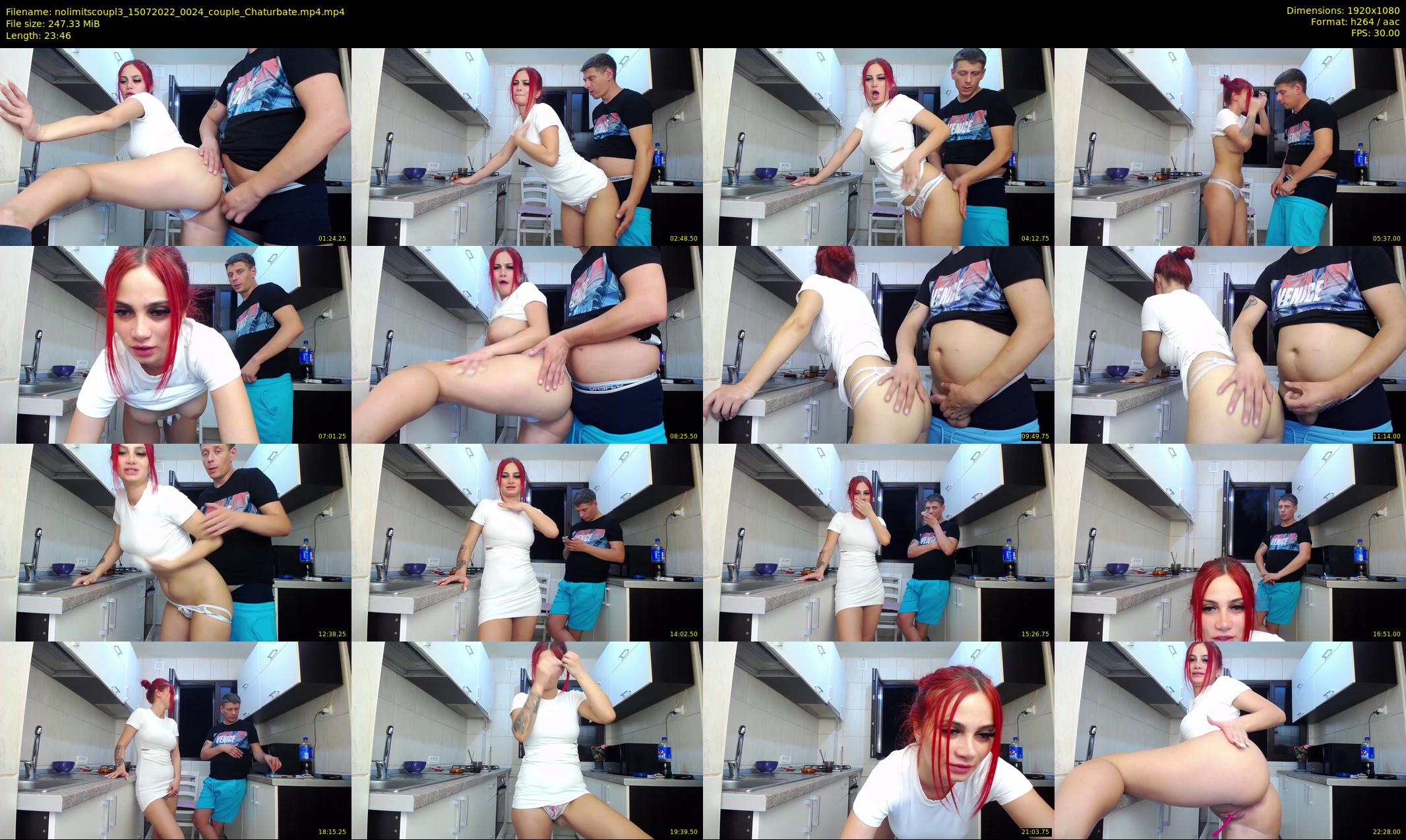 nolimitscoupl3 — 24 minute Chaturbate couple cam show recording, 1080p, Jul 15, 2022