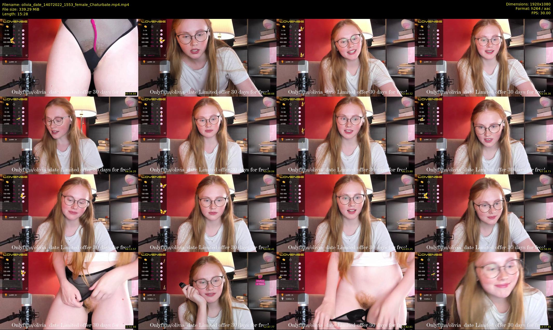 olivia_date — 16 minute Chaturbate female cam show recording, 1080p, Jul 14, 2022