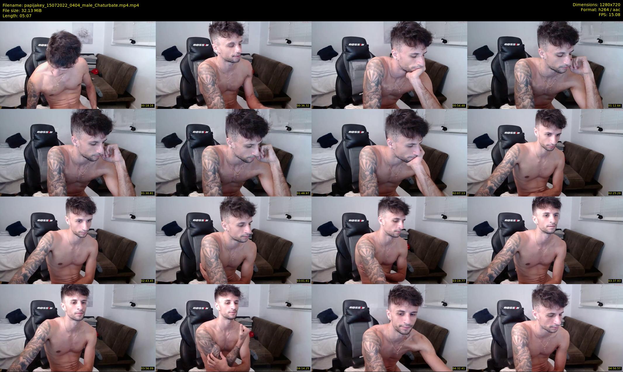 papijakey — 6 minute Chaturbate male cam show recording, 720p, Jul 15, 2022