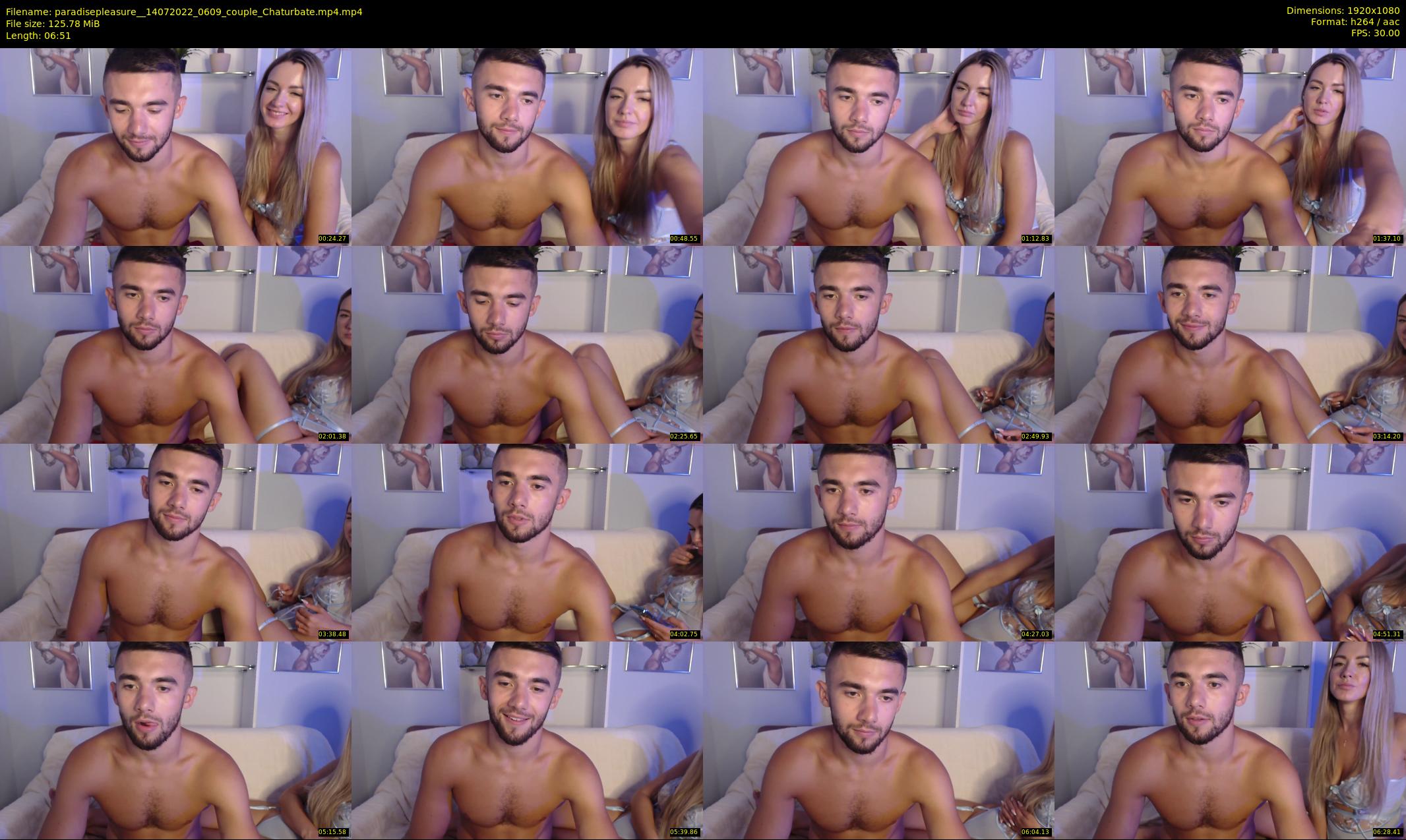 paradisepleasure_ — 7 minute Chaturbate couple cam show recording, 1080p, Jul 14, 2022