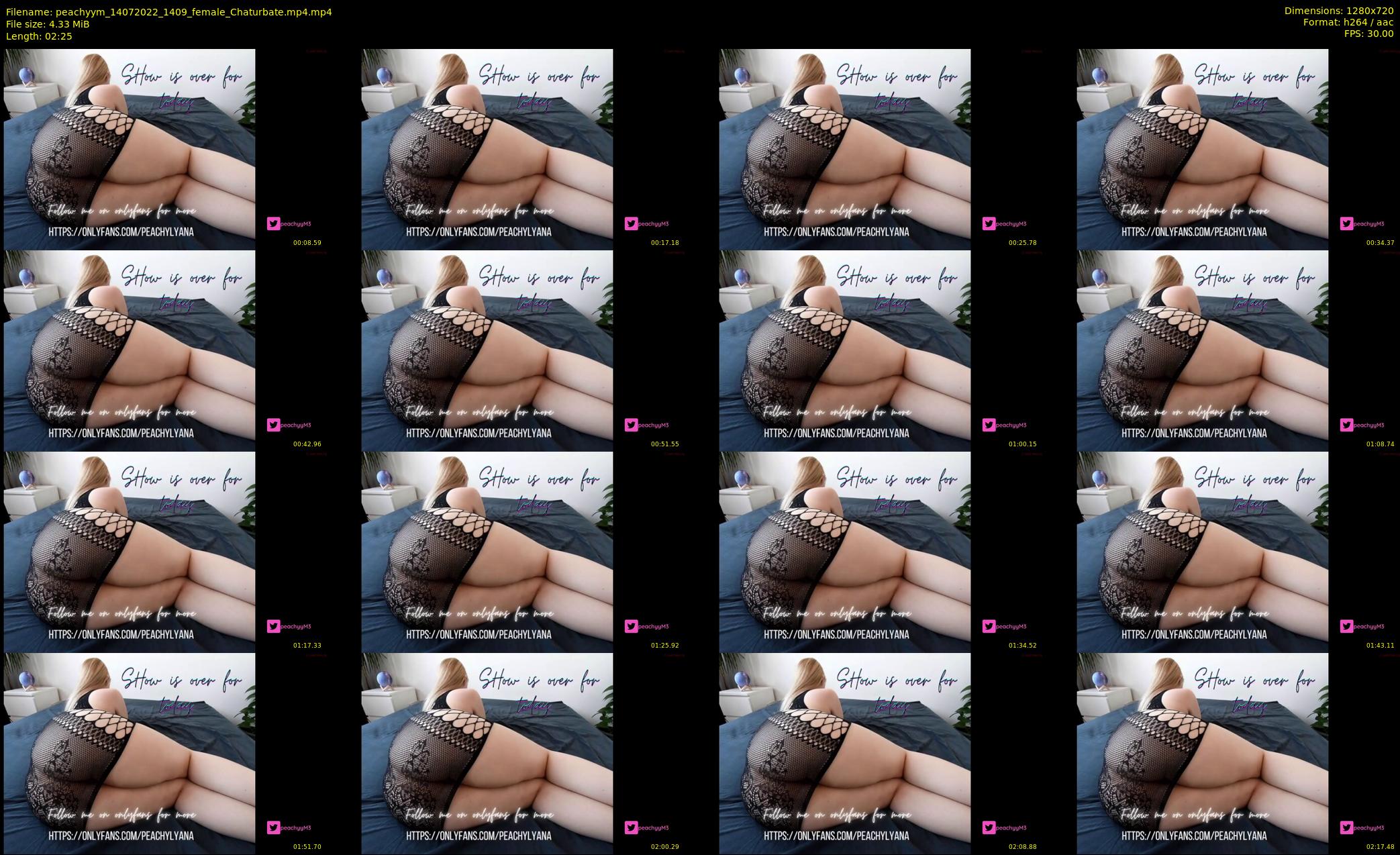 peachyym — 3 minute Chaturbate female cam show recording, 720p, Jul 14, 2022