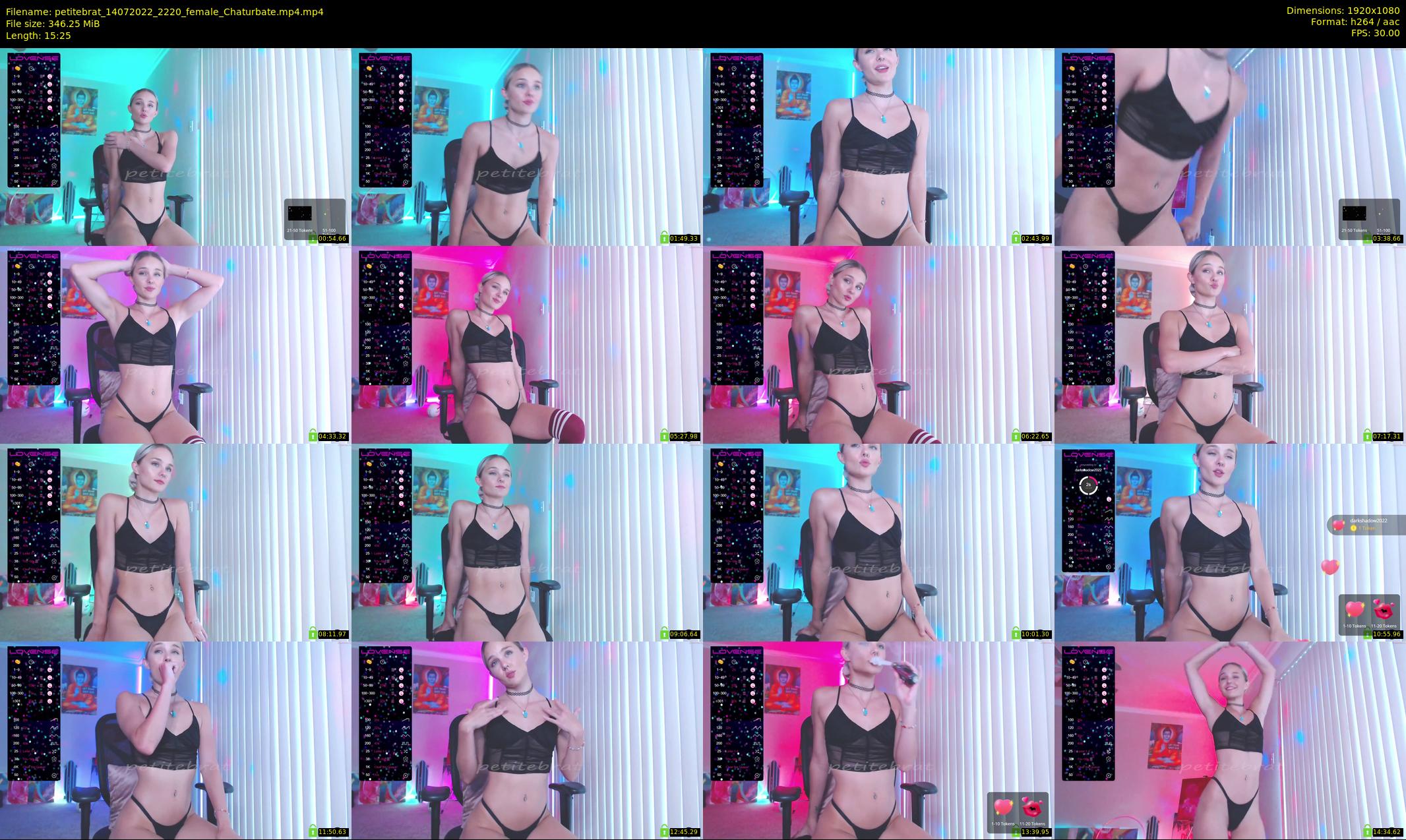 petitebrat — 16 minute Chaturbate female cam show recording, 1080p, Jul 14, 2022
