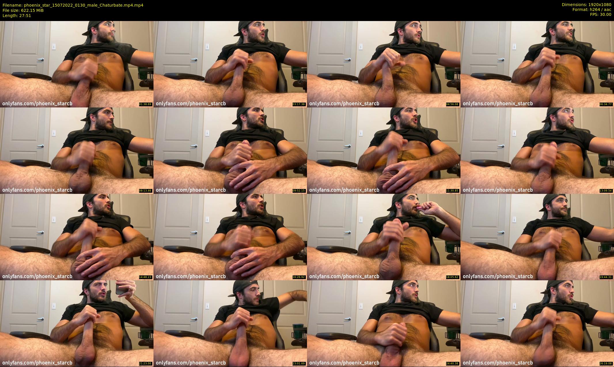 phoenix_star — 28 minute Chaturbate male cam show recording, 1080p, Jul 15, 2022