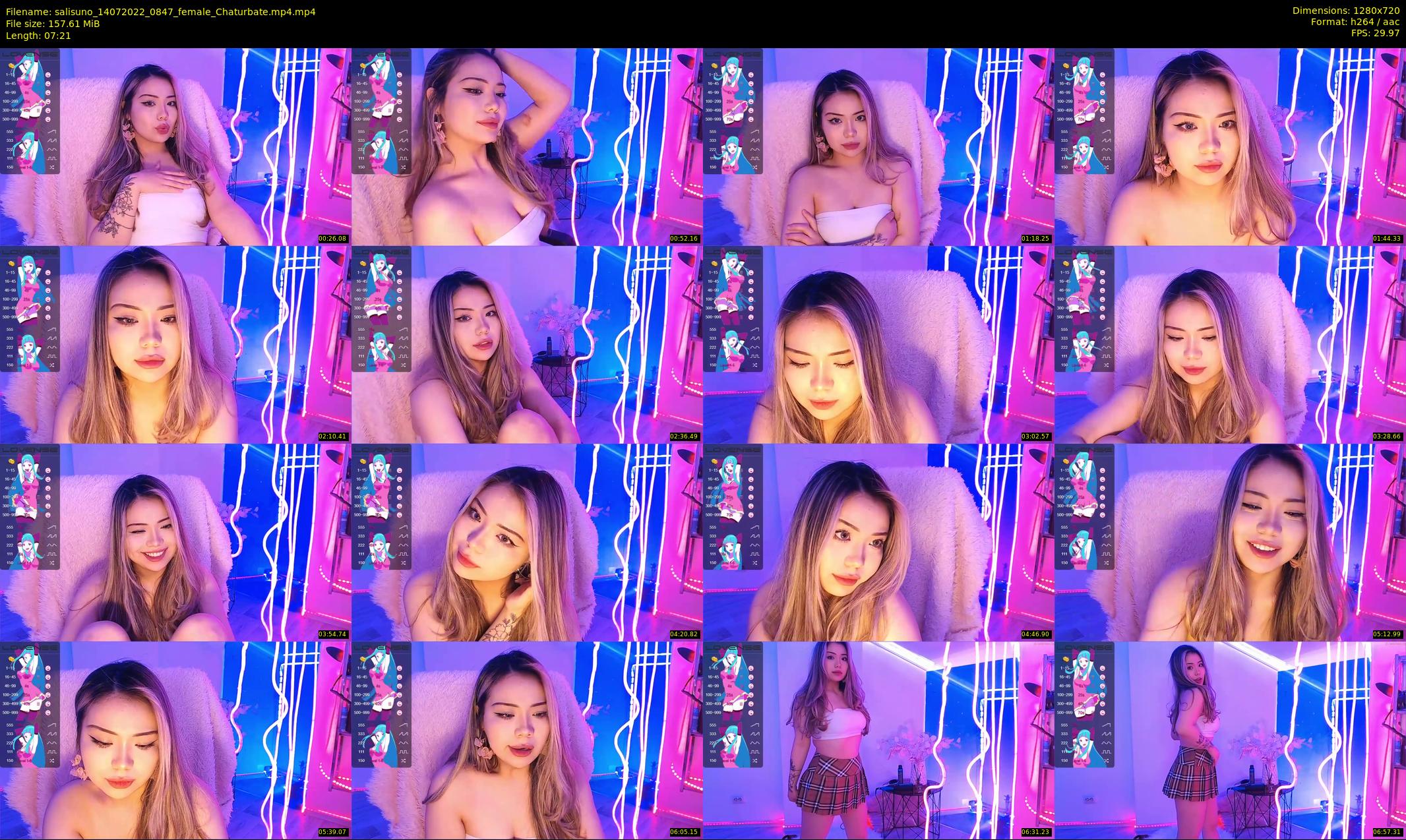 salisuno — 8 minute Chaturbate female cam show recording, 720p, Jul 14, 2022