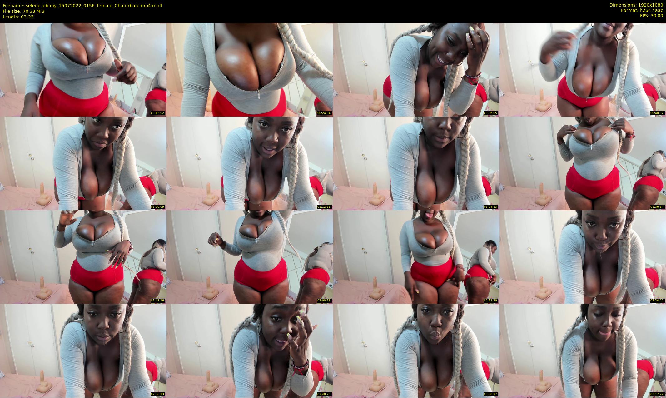 selene_ebony — 4 minute Chaturbate female cam show recording, 1080p, Jul 15, 2022