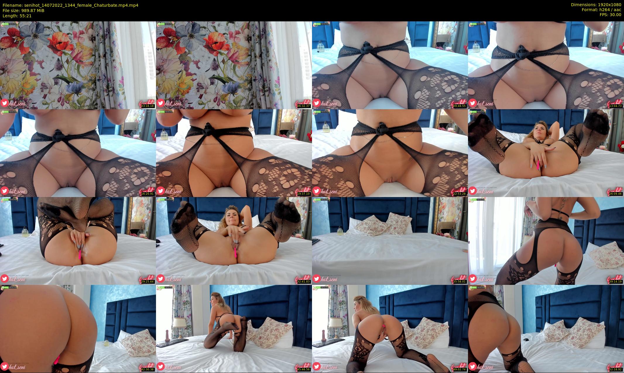 senihot — 56 minute Chaturbate female cam show recording, 1080p, Jul 14, 2022