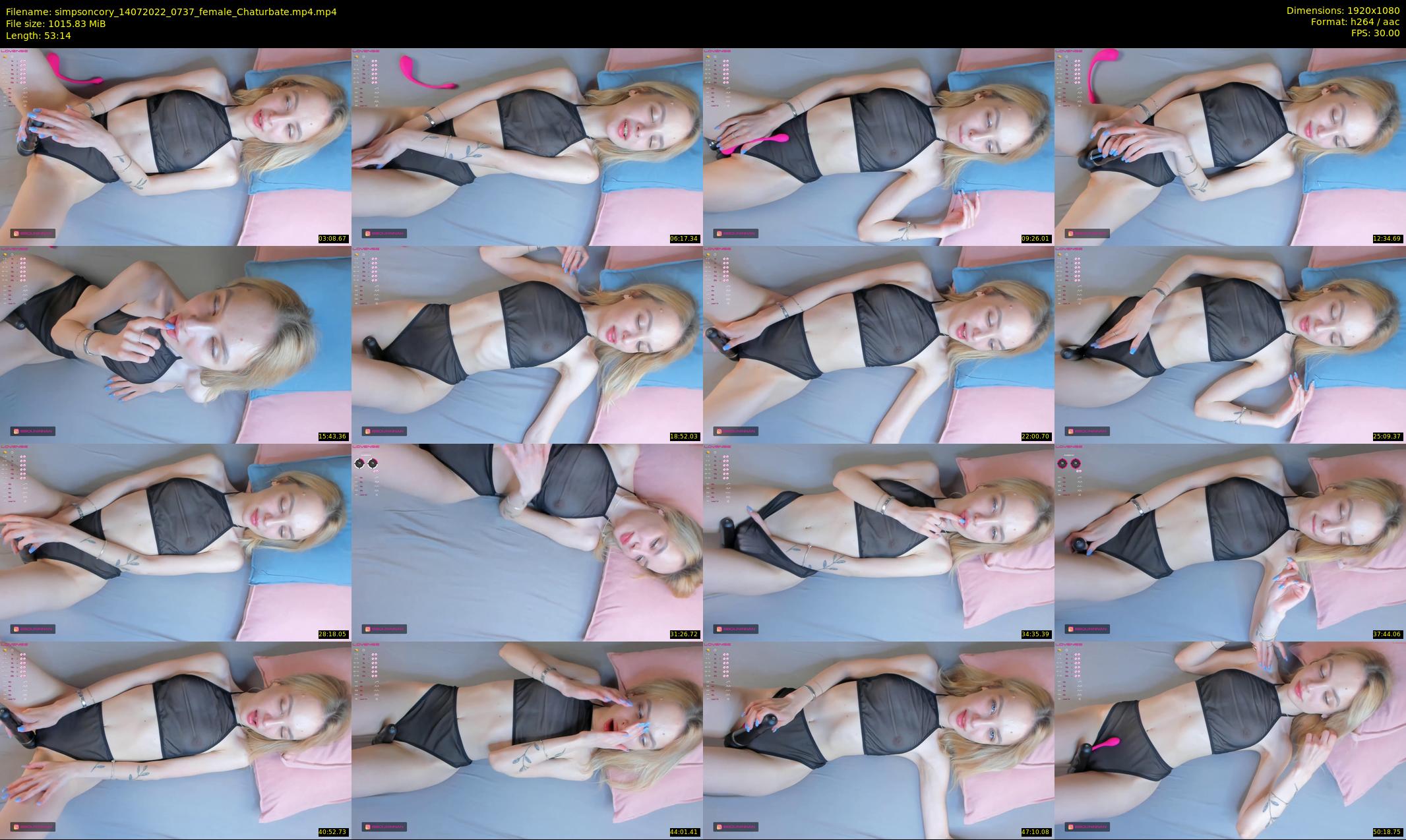 simpsoncory — 54 minute Chaturbate female cam show recording, 1080p, Jul 14, 2022