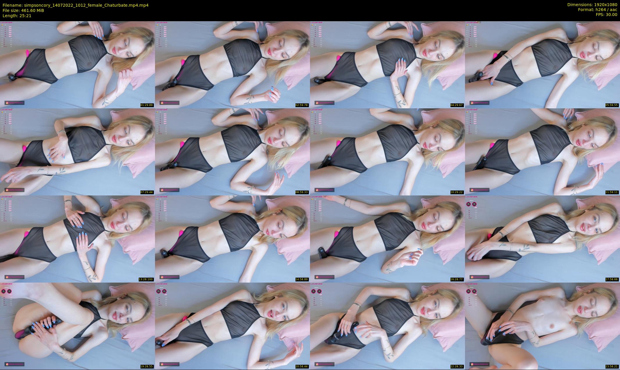 simpsoncory — 26 minute Chaturbate female cam show recording, 1080p, Jul 14, 2022
