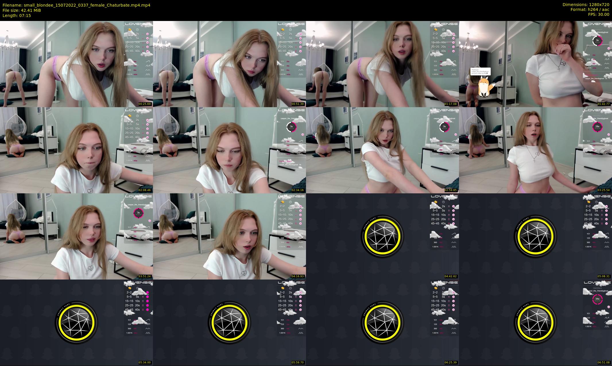small_blondee — 8 minute Chaturbate female cam show recording, 720p, Jul 15, 2022