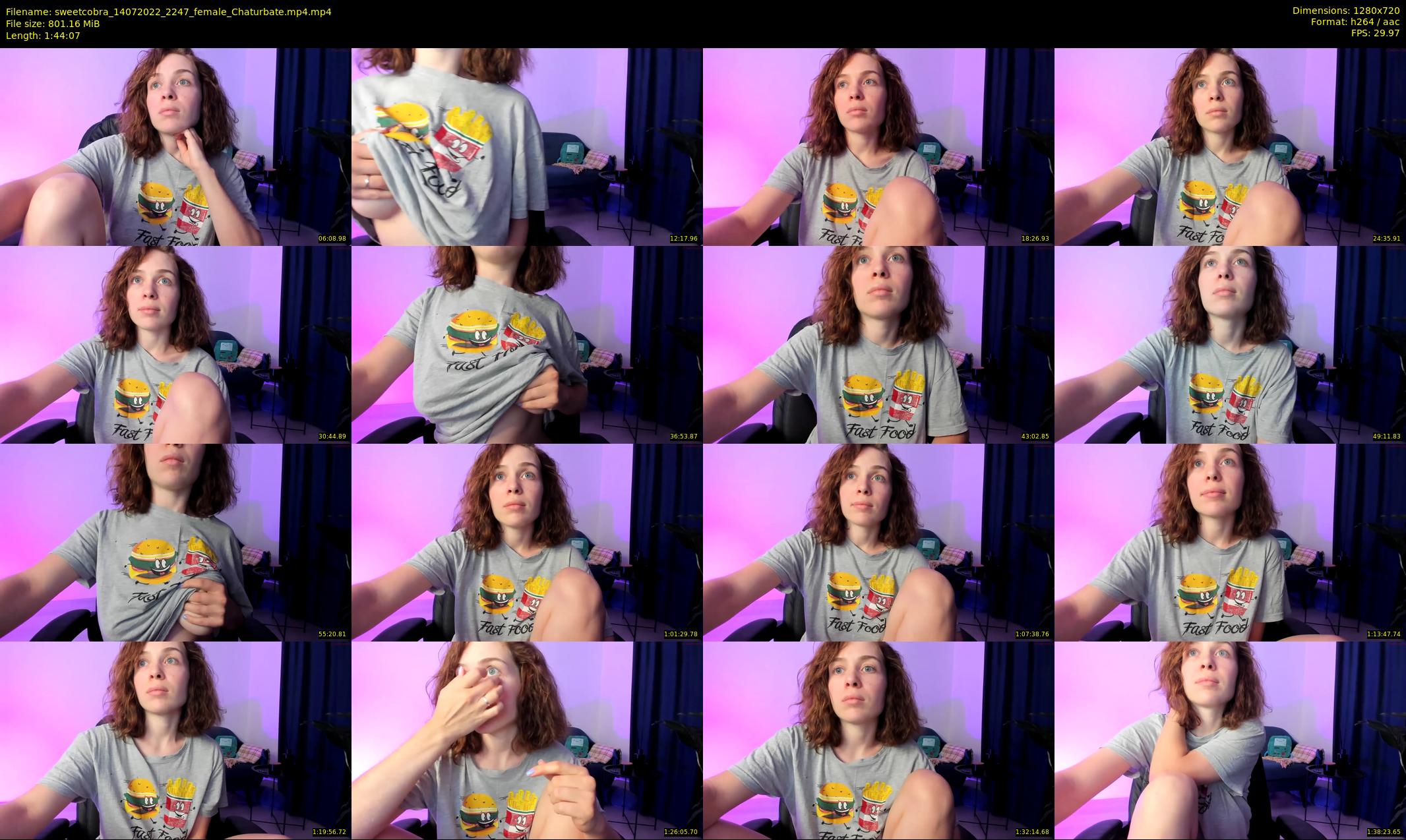 sweetcobra — 105 minute Chaturbate female cam show recording, 720p, Jul 14, 2022
