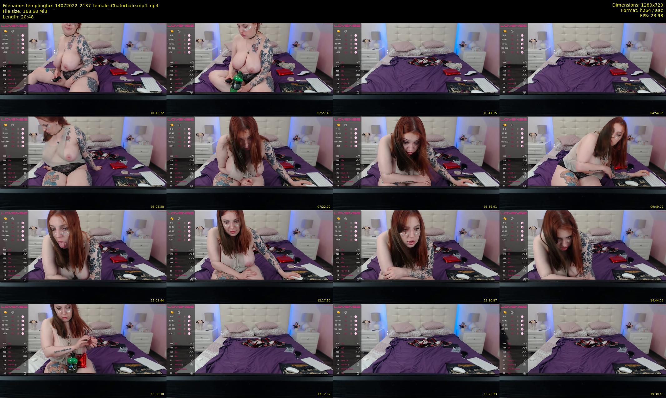 temptingfox — 21 minute Chaturbate female cam show recording, 720p, Jul 14, 2022