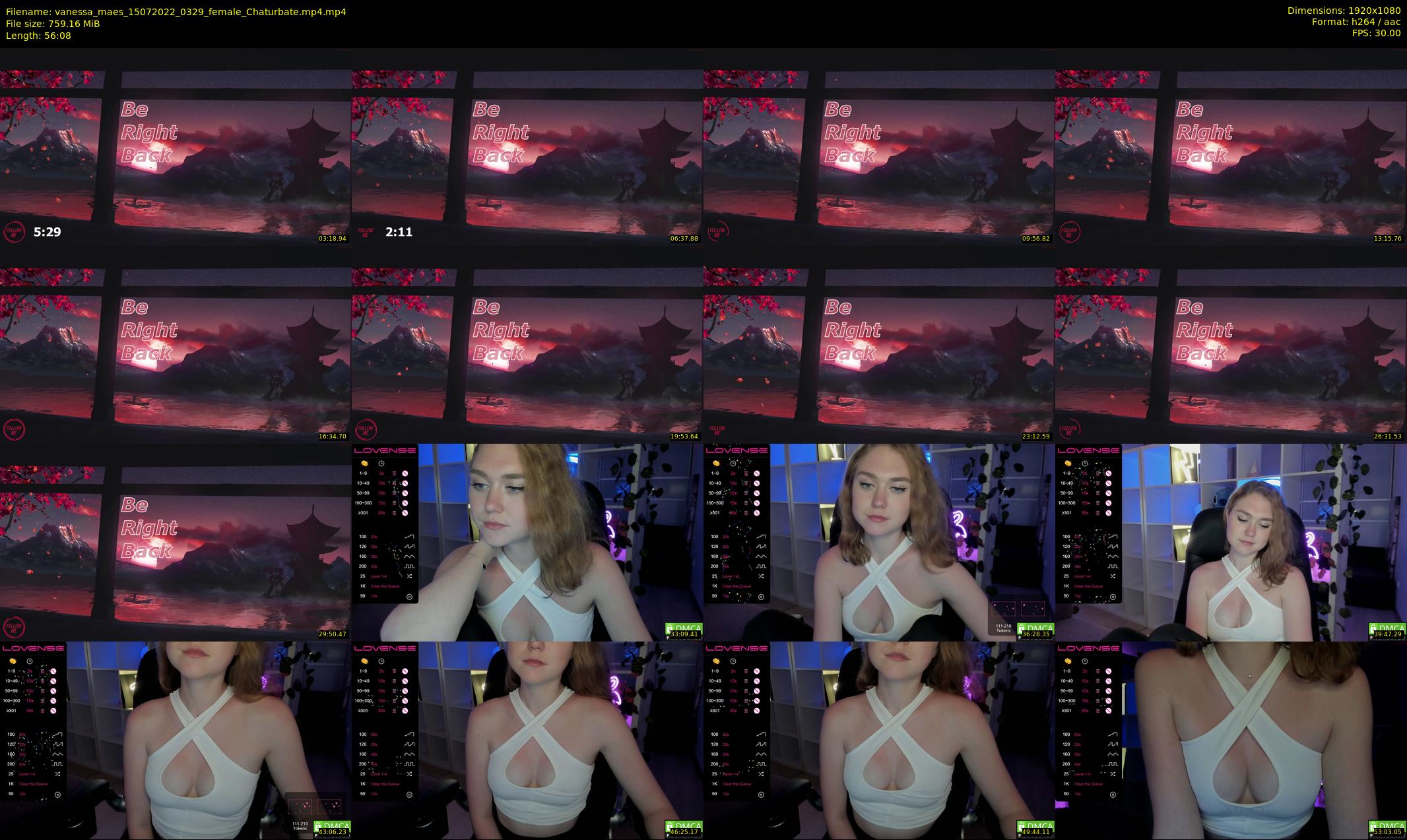 vanessa_maes — 57 minute Chaturbate female cam show recording, 1080p, Jul 15, 2022