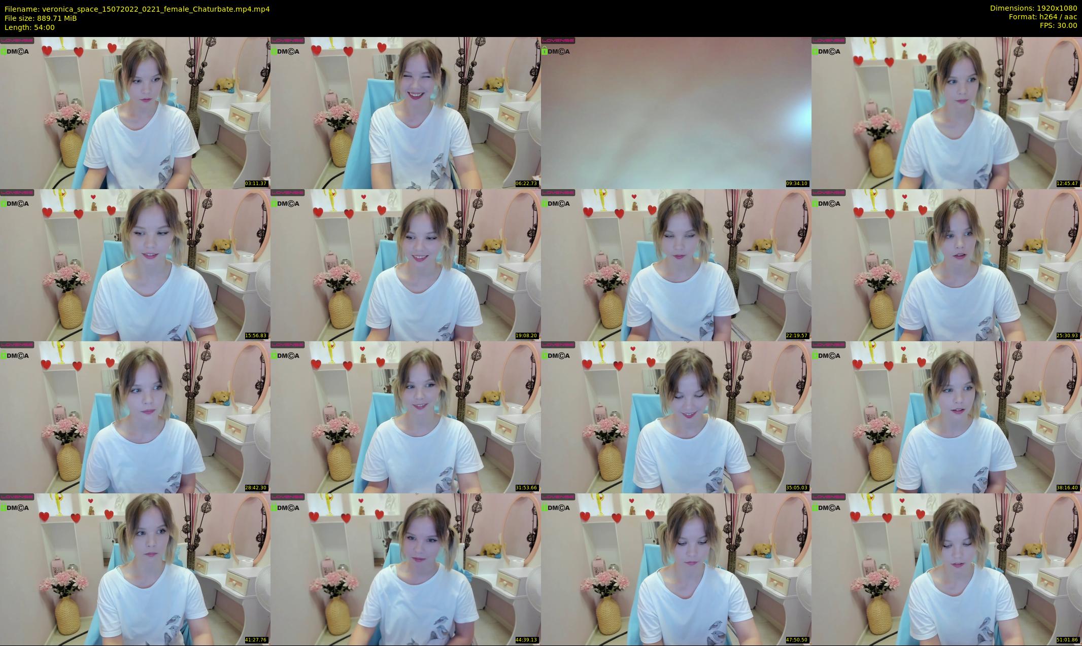 veronica_space — 54 minute Chaturbate female cam show recording, 1080p, Jul 15, 2022