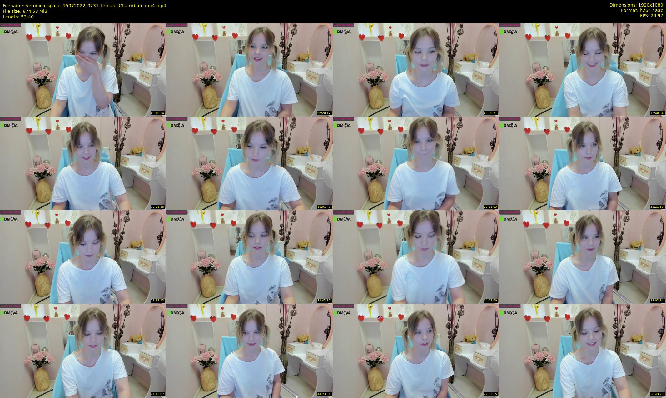 veronica_space — 54 minute Chaturbate female cam show recording, 1080p, Jul 15, 2022