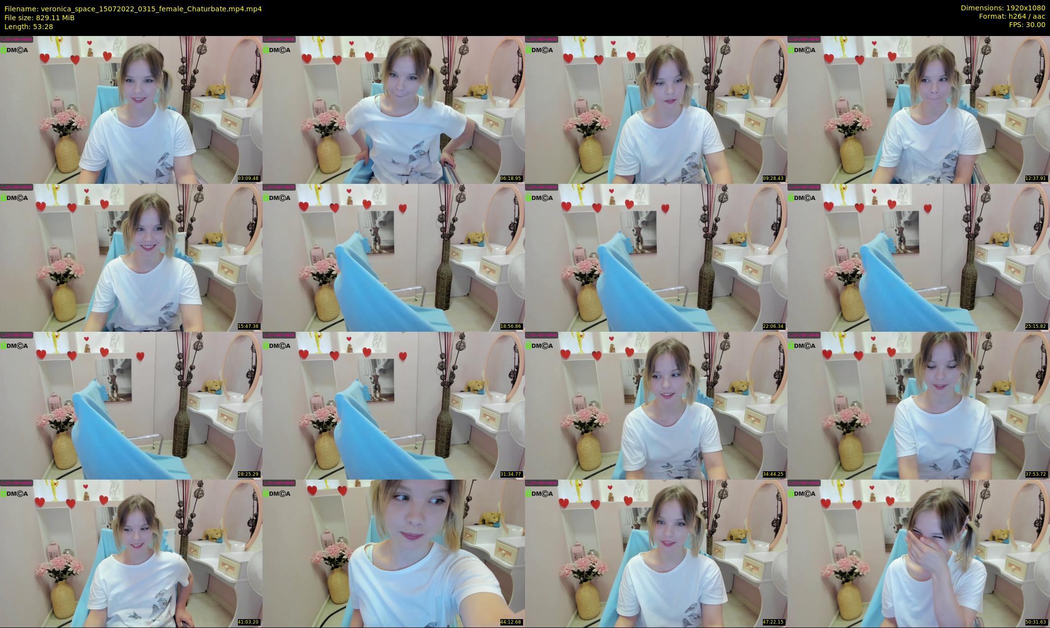 veronica_space — 54 minute Chaturbate female cam show recording, 1080p, Jul 15, 2022