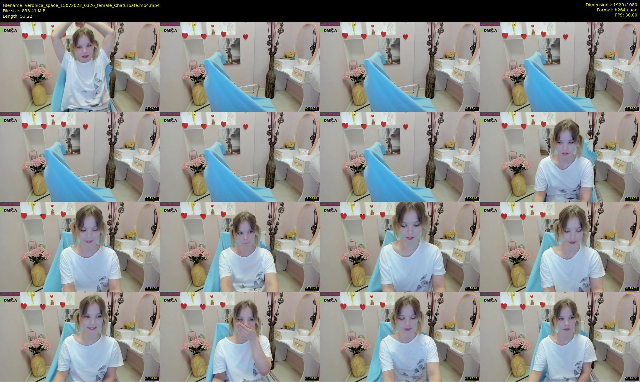 veronica_space — 54 minute Chaturbate female cam show recording, 1080p, Jul 15, 2022