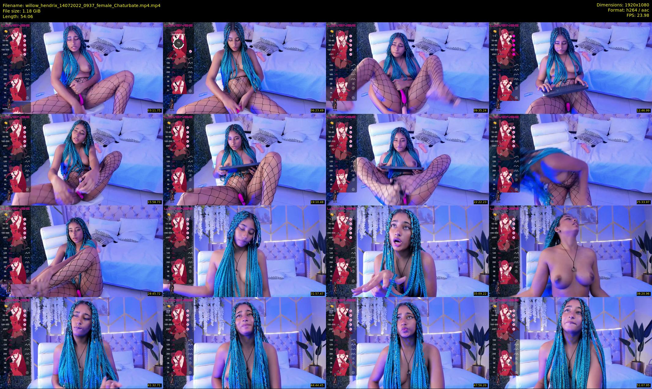 willow_hendrix — 55 minute Chaturbate female cam show recording, 1080p, Jul 14, 2022