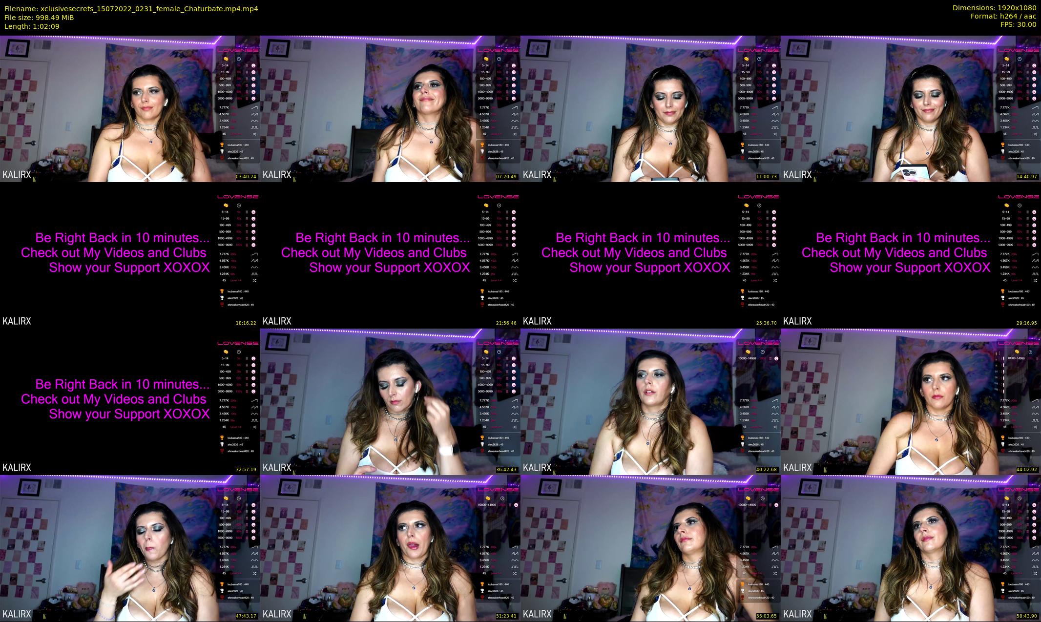xclusivesecrets — 63 minute Chaturbate female cam show recording, 1080p, Jul 15, 2022