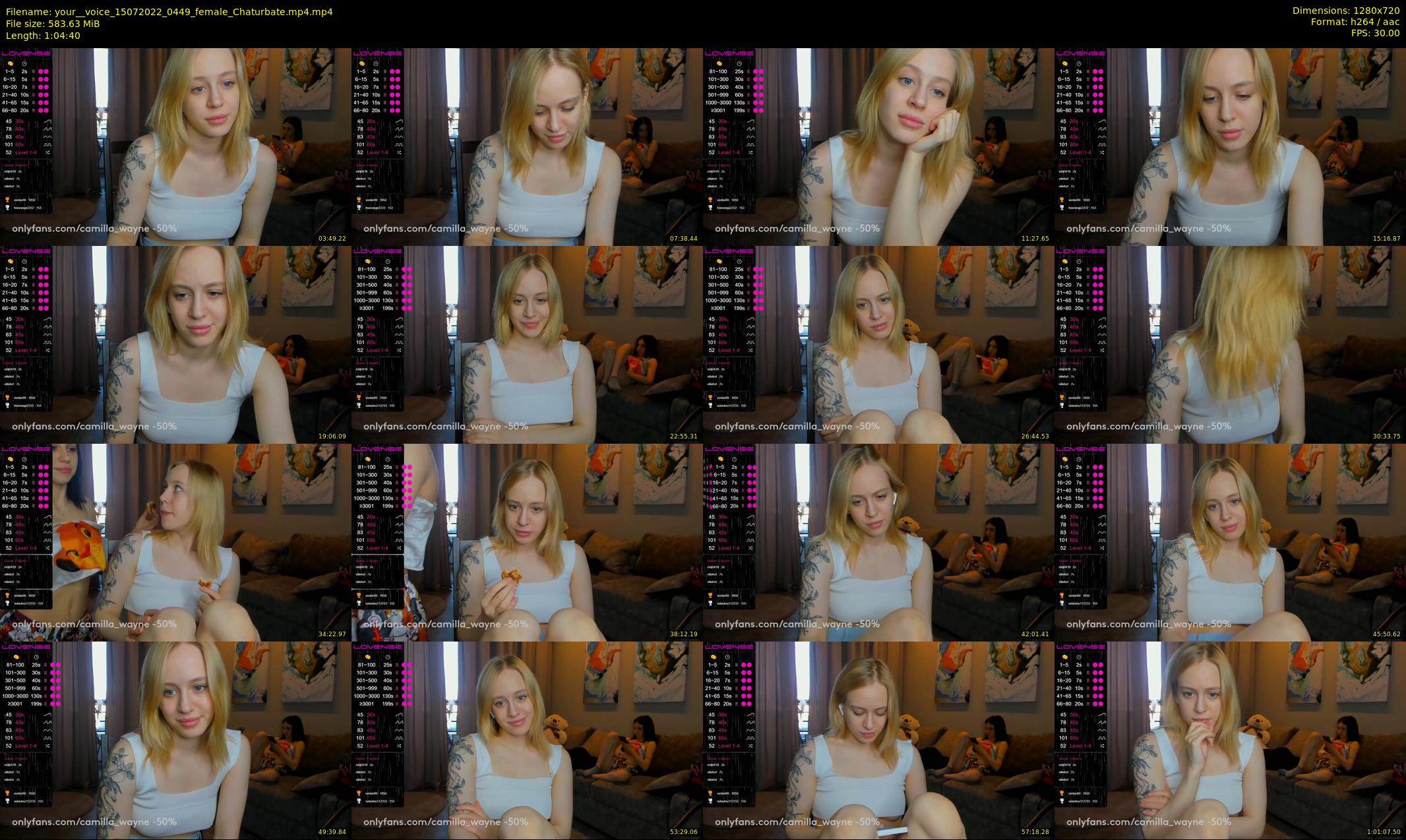 your__voice — 65 minute Chaturbate female cam show recording, 720p, Jul 15, 2022
