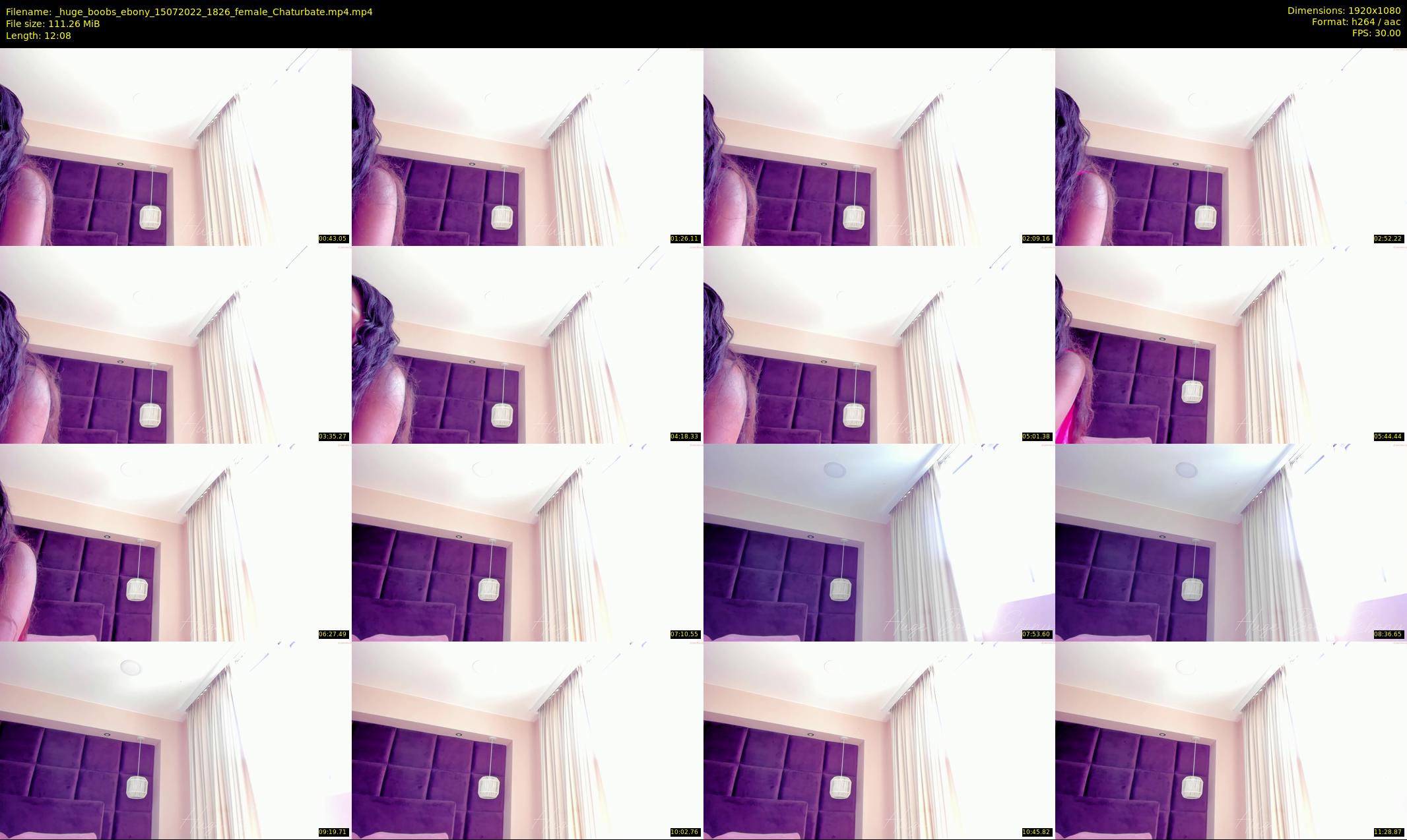 _huge_boobs_ebony — 13 minute Chaturbate female cam show recording, 1080p, Jul 15, 2022