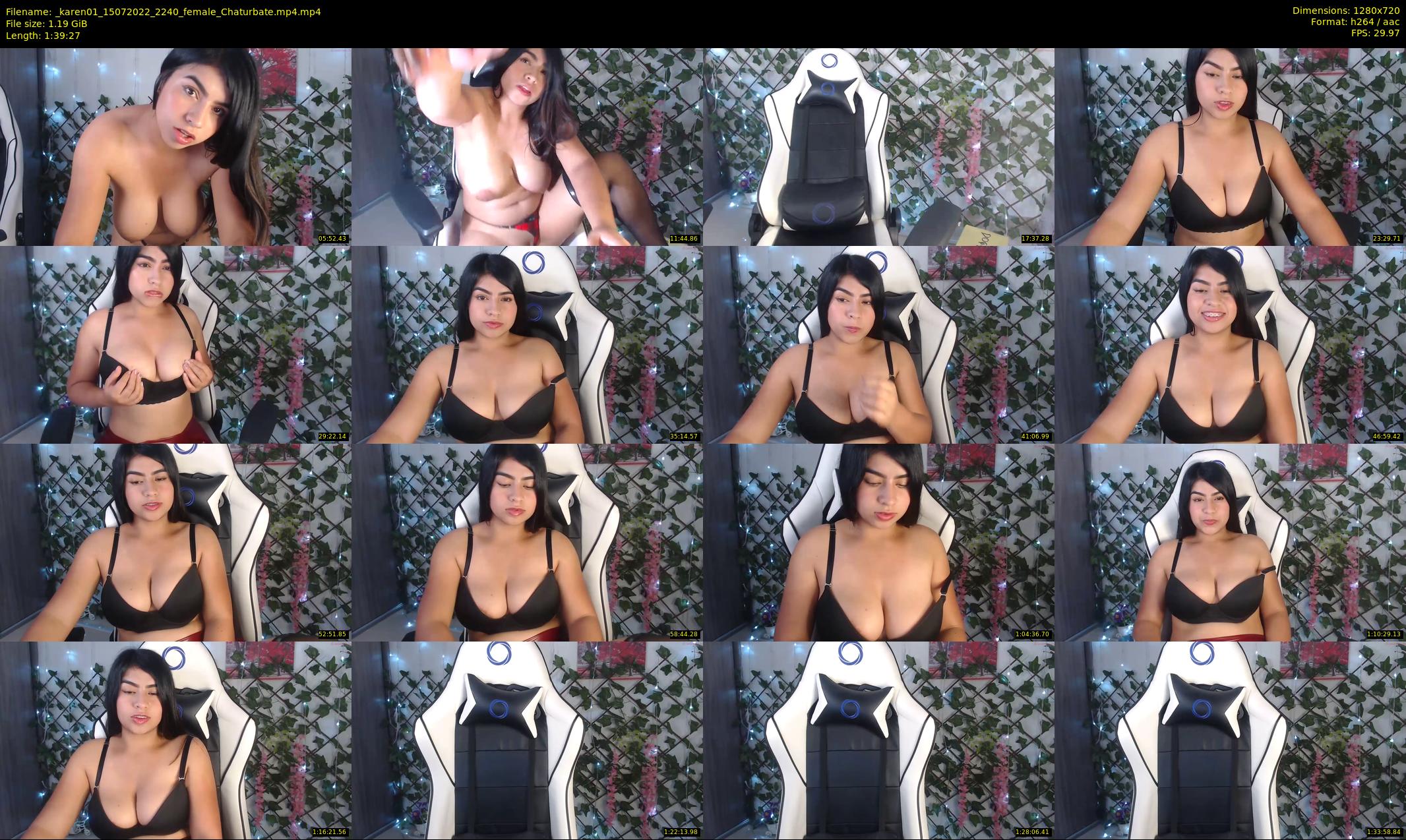 _karen01 — 100 minute Chaturbate female cam show recording, 720p, Jul 15, 2022