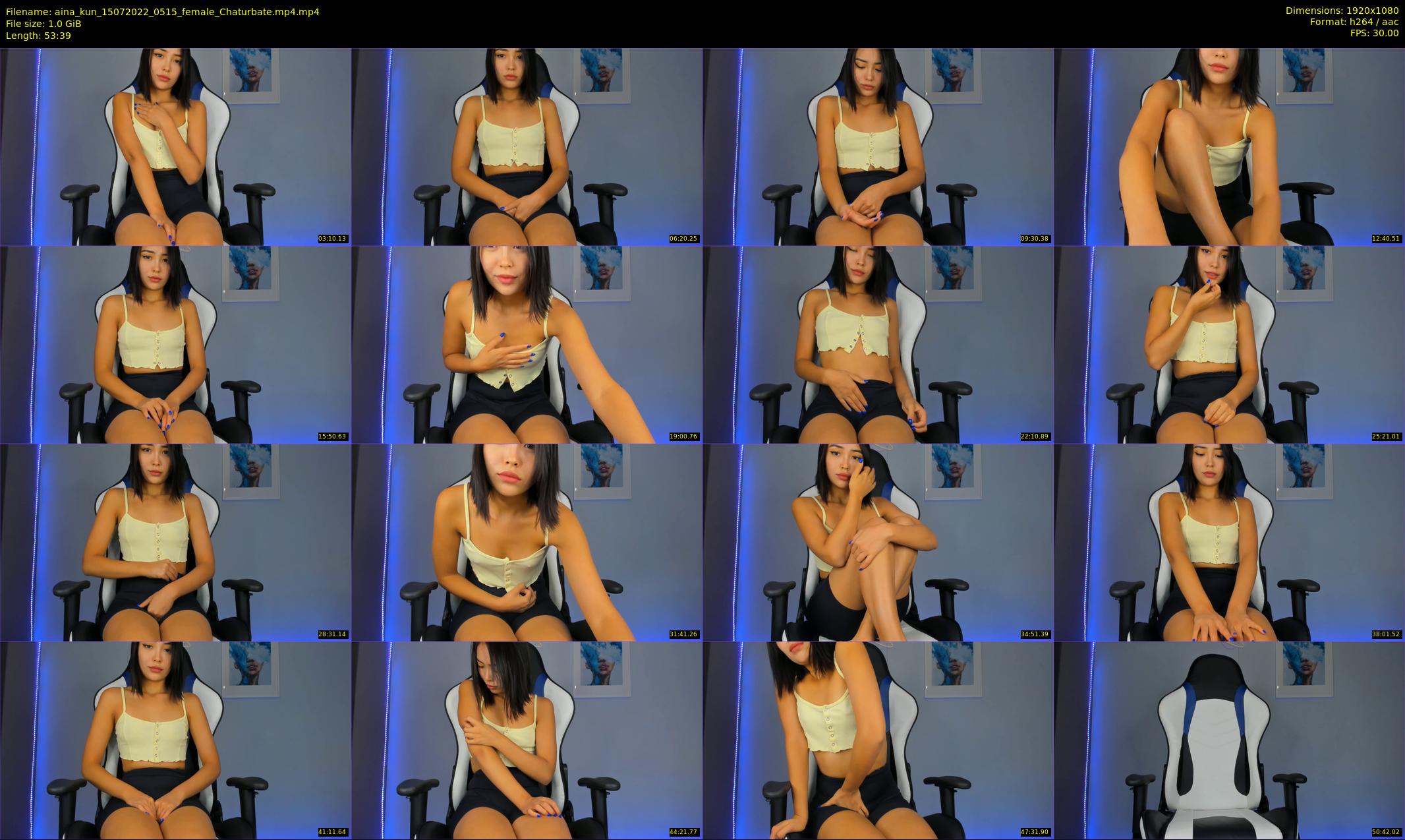 aina_kun — 54 minute Chaturbate female cam show recording, 1080p, Jul 15, 2022
