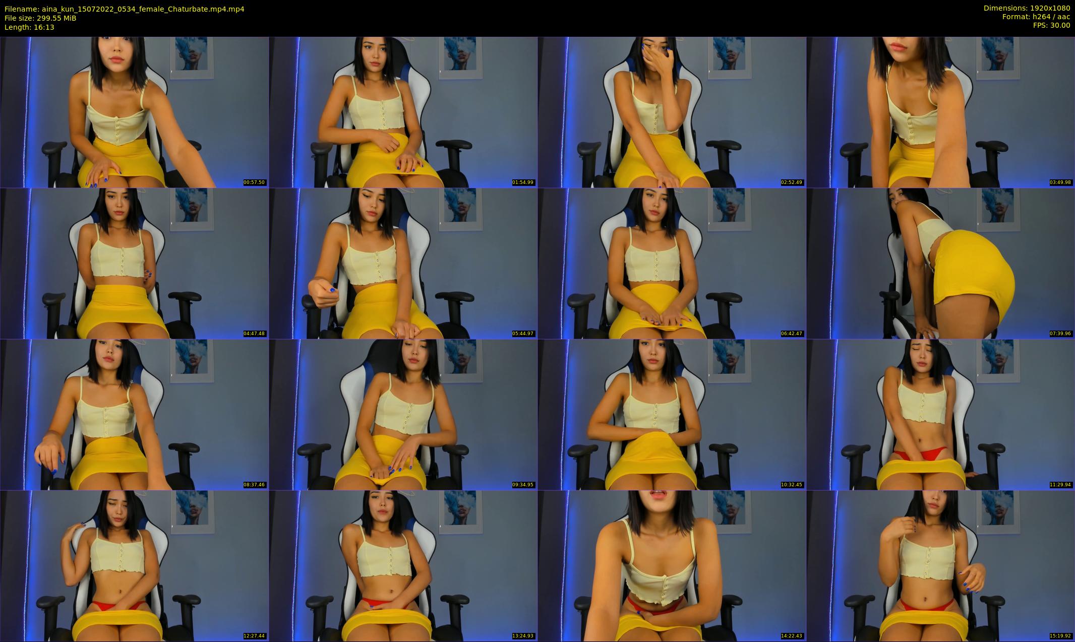 aina_kun — 17 minute Chaturbate female cam show recording, 1080p, Jul 15, 2022
