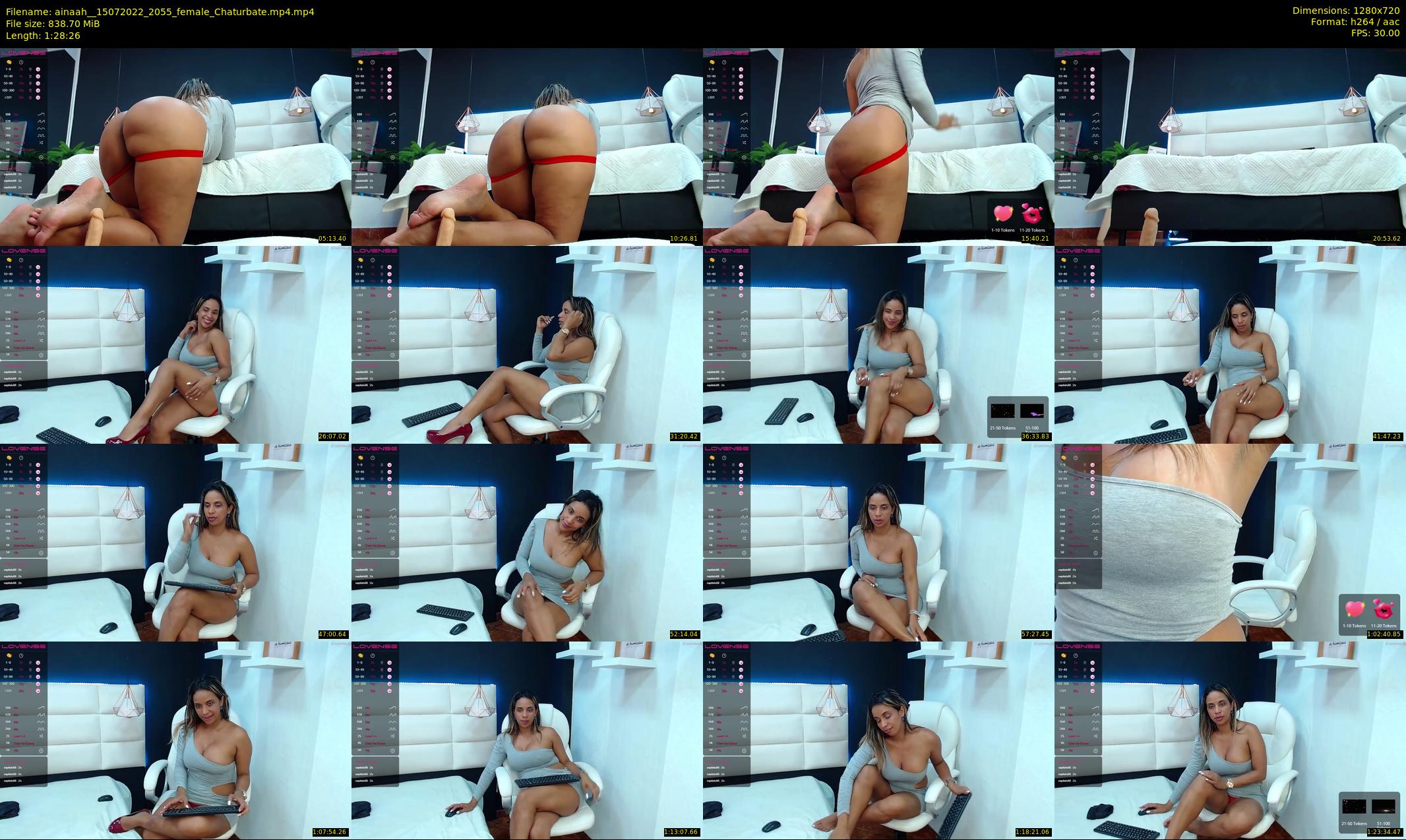 ainaah_ — 89 minute Chaturbate female cam show recording, 720p, Jul 15, 2022