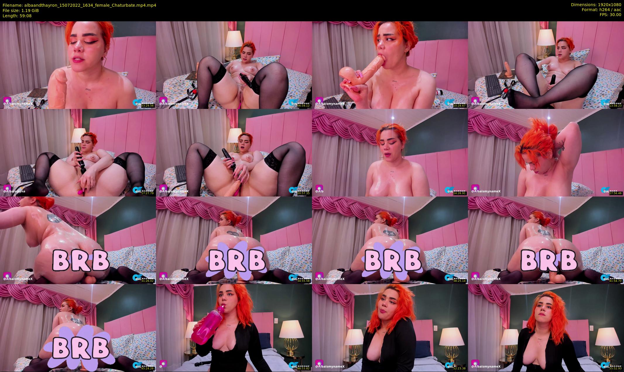 albaandthayron — 60 minute Chaturbate couple cam show recording, 1080p, Jul 15, 2022