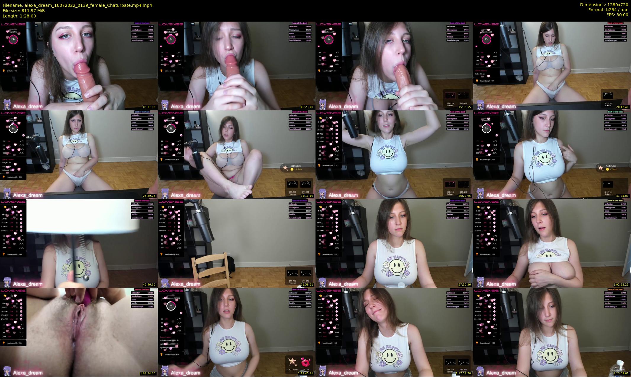 alexa_dream — 88 minute Chaturbate female cam show recording, 720p, Jul 16, 2022