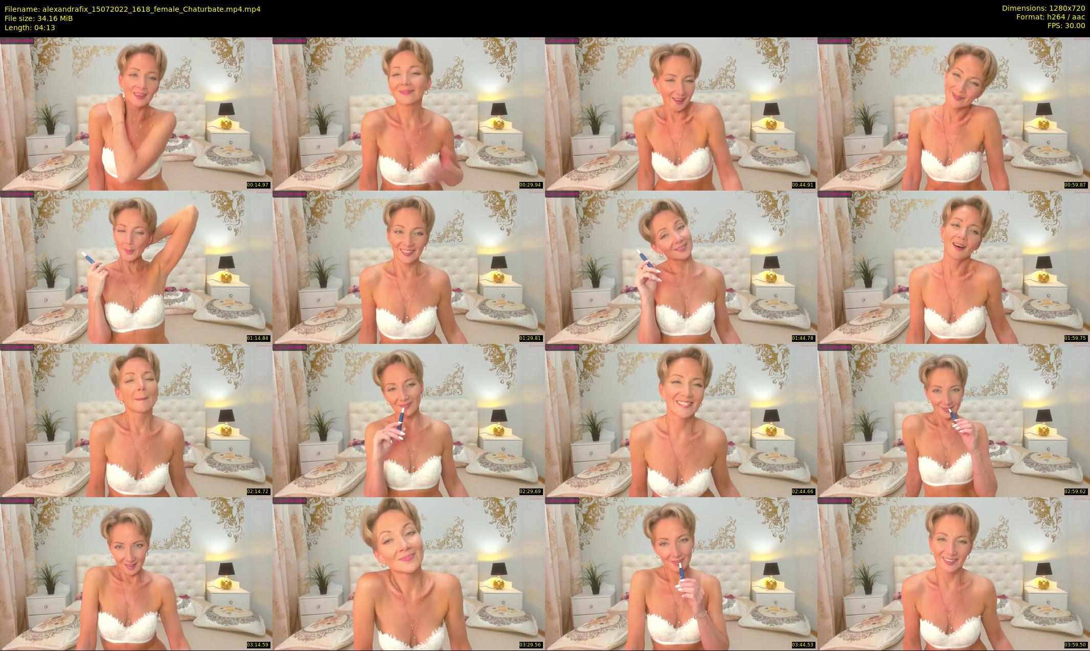 alexandrafix — 5 minute Chaturbate female cam show recording, 720p, Jul 15, 2022