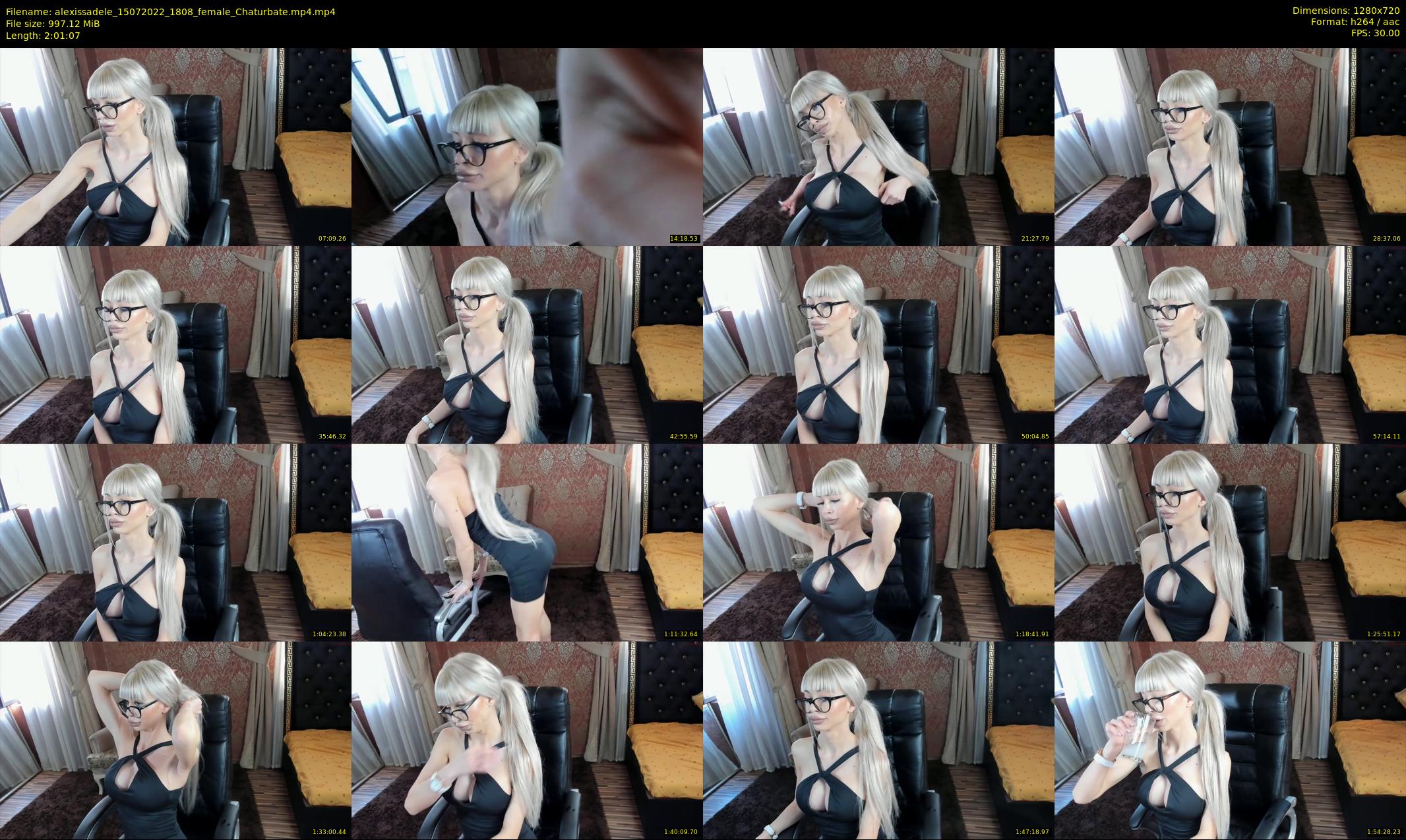 alexissadele — 122 minute Chaturbate female cam show recording, 720p, Jul 15, 2022