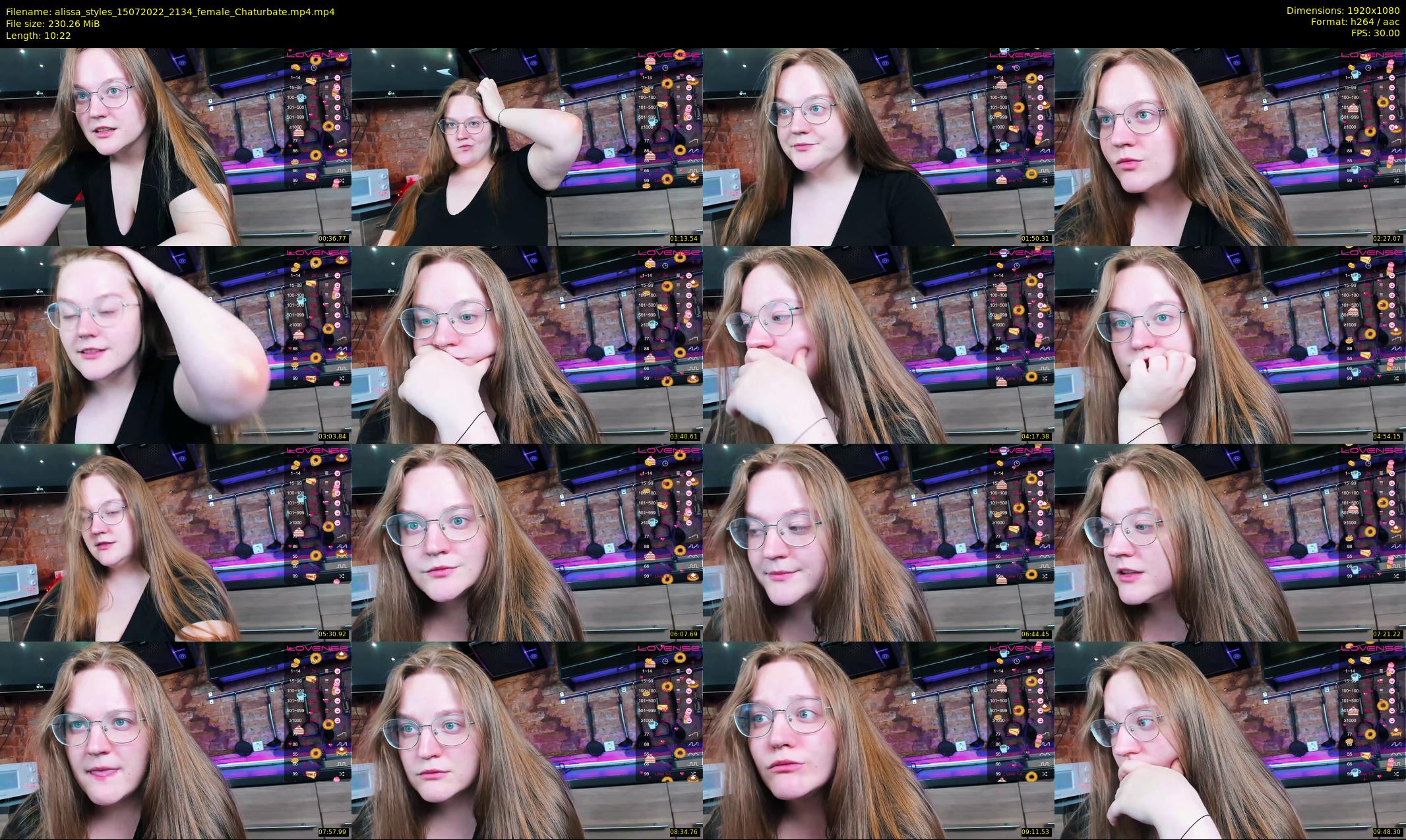 alissa_styles — 11 minute Chaturbate female cam show recording, 1080p, Jul 15, 2022
