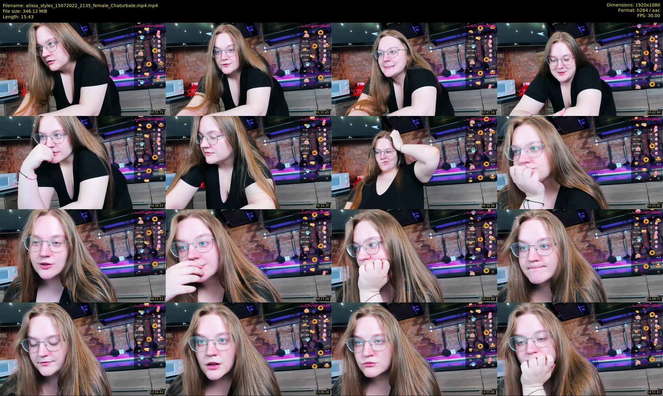 alissa_styles — 16 minute Chaturbate female cam show recording, 1080p, Jul 15, 2022