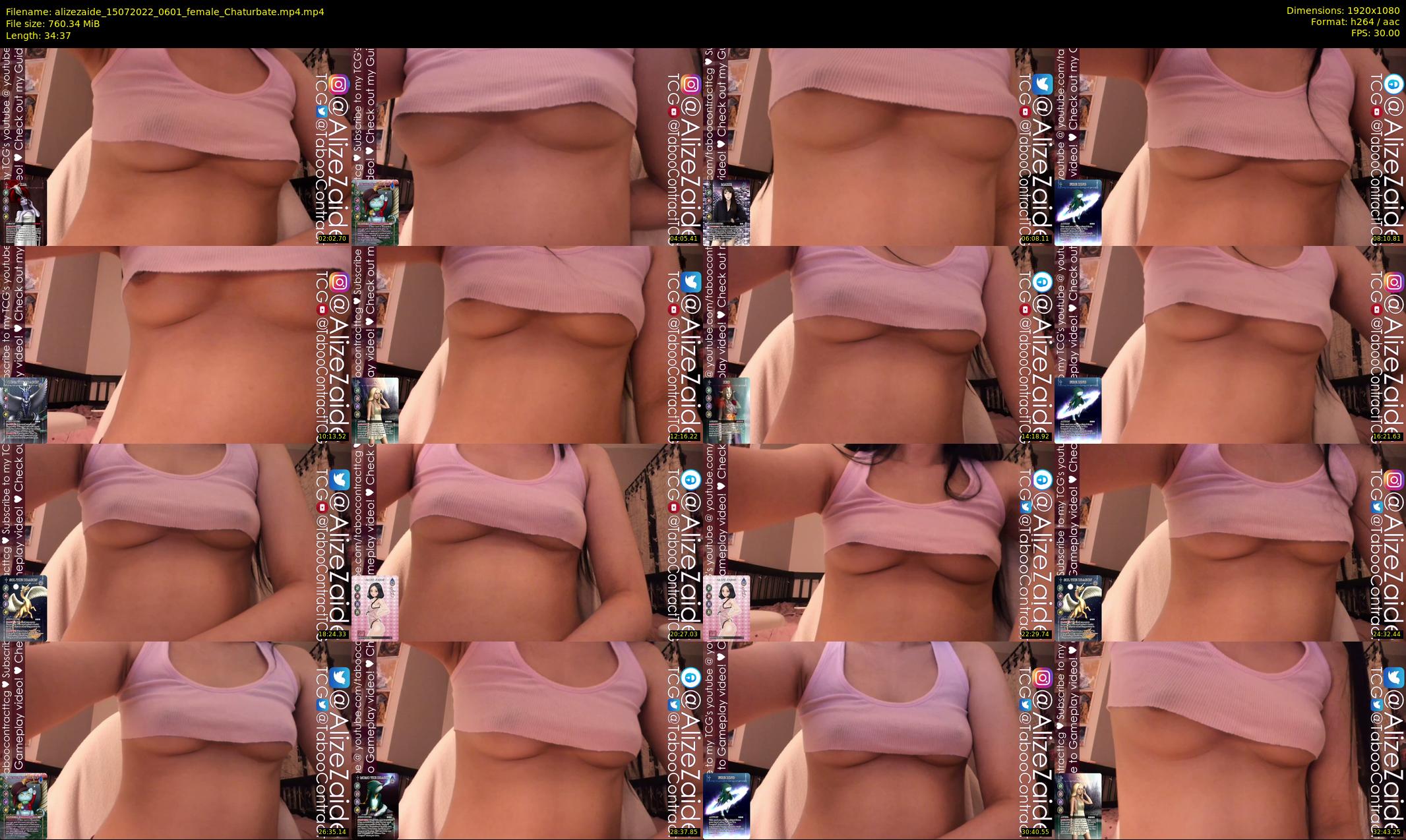 alizezaide — 35 minute Chaturbate female cam show recording, 1080p, Jul 15, 2022