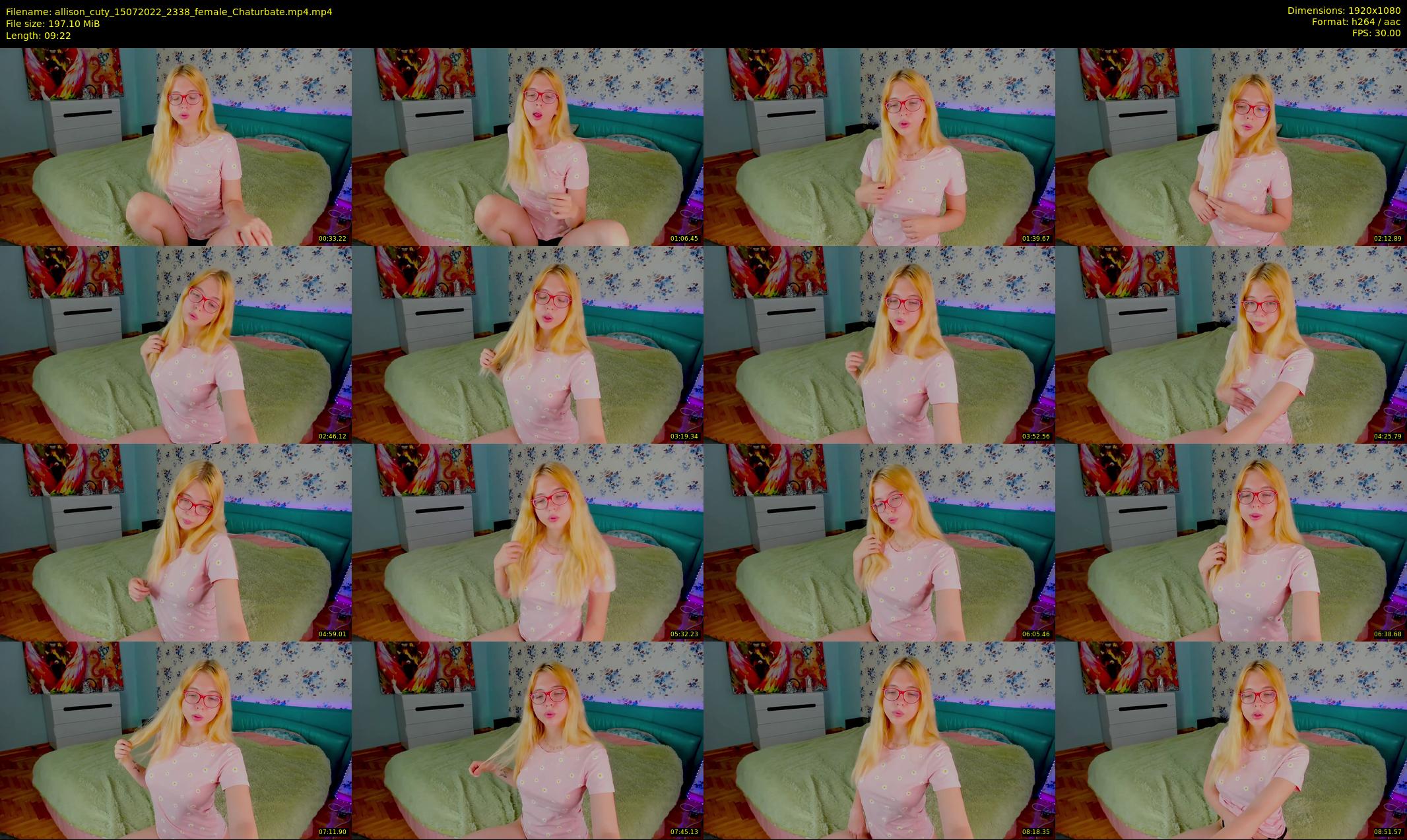 allison_cuty — 10 minute Chaturbate female cam show recording, 1080p, Jul 15, 2022