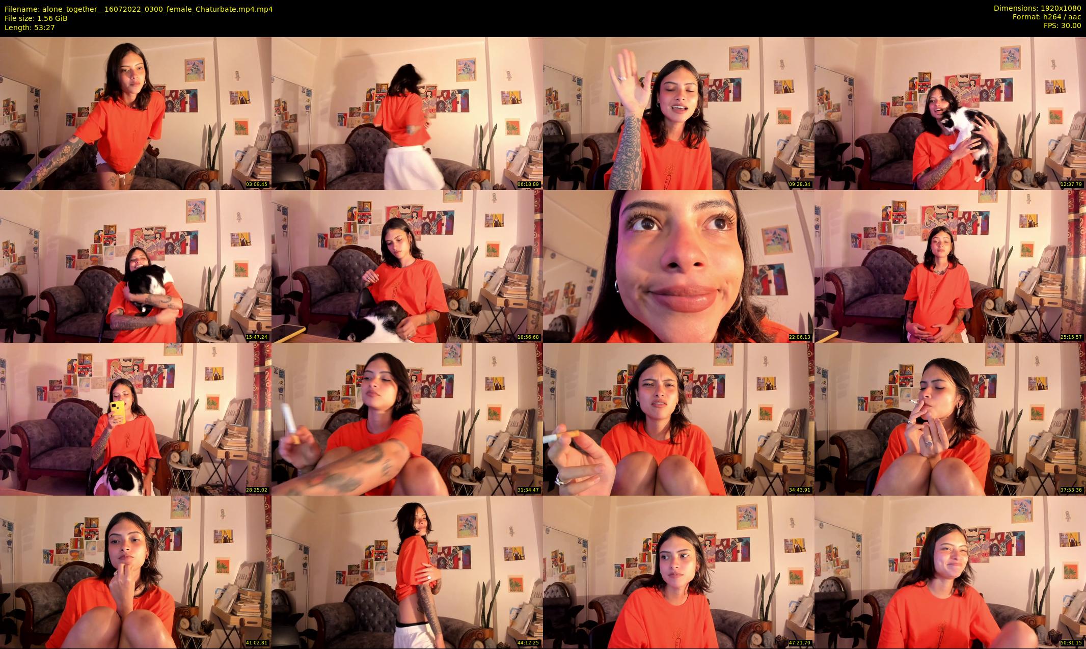 alone_together_ — 54 minute Chaturbate female cam show recording, 1080p, Jul 16, 2022