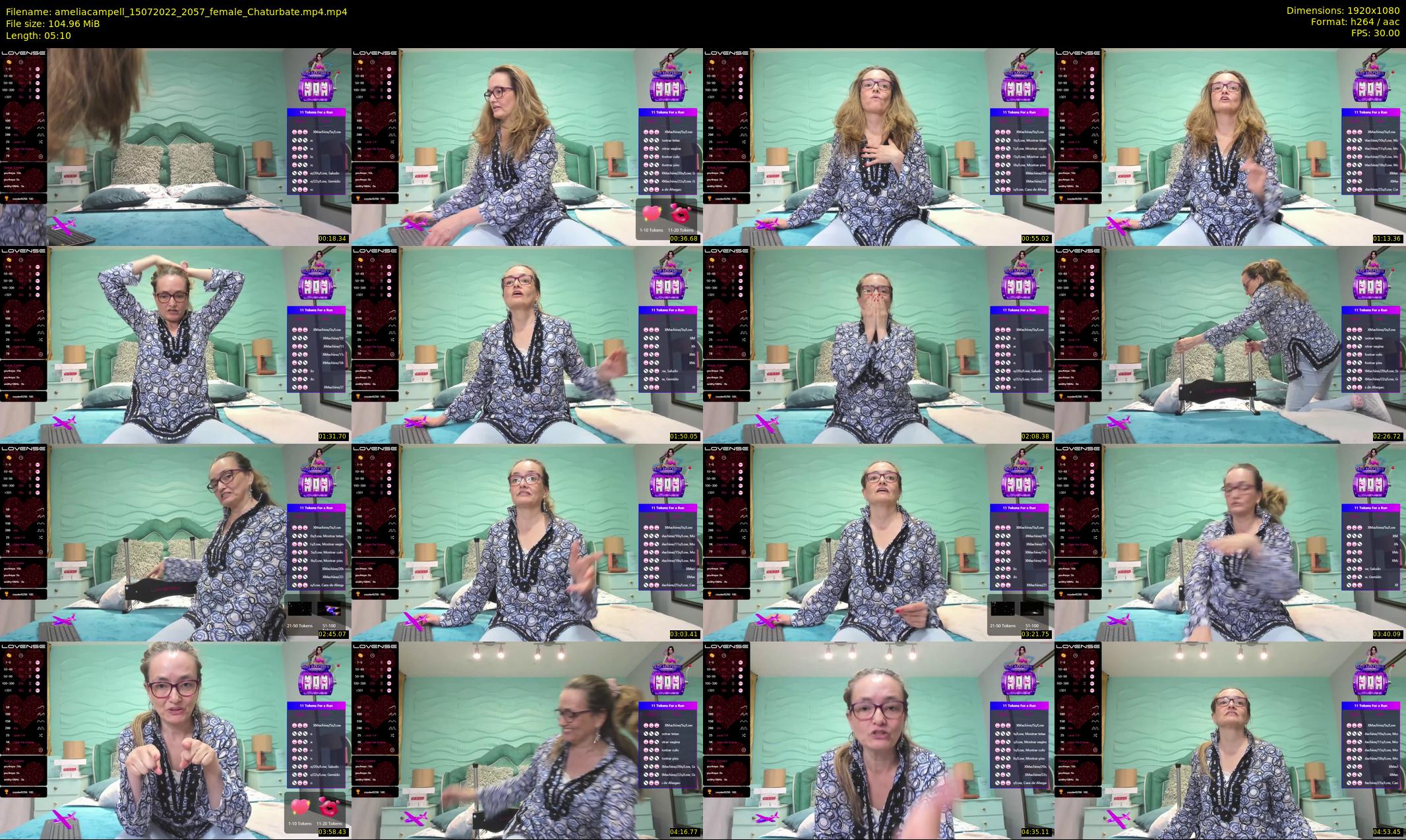 ameliacampell — 6 minute Chaturbate female cam show recording, 1080p, Jul 15, 2022