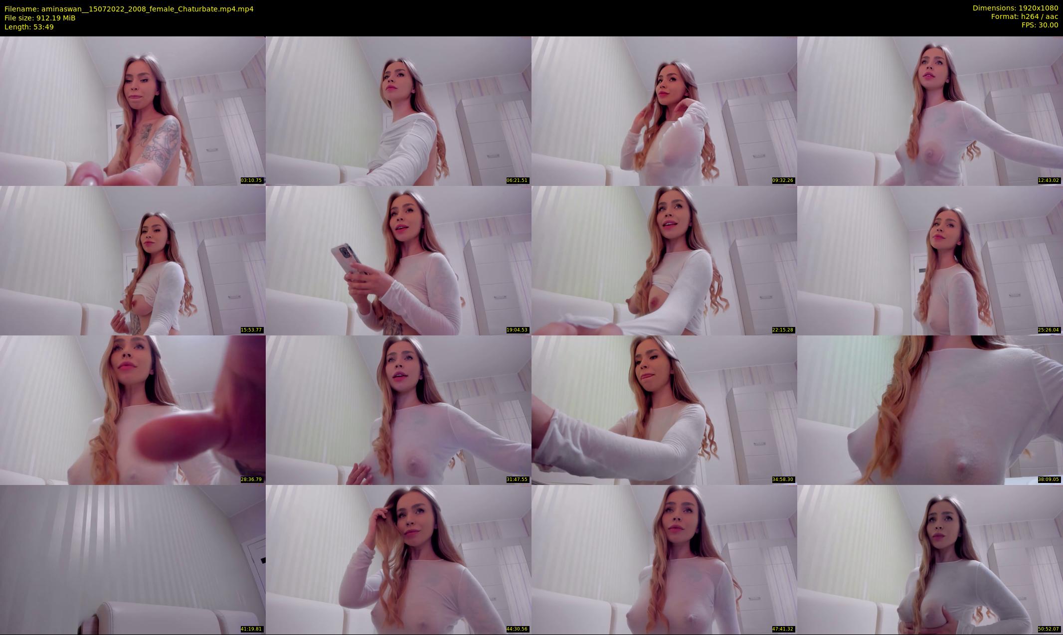 aminaswan_ — 54 minute Chaturbate female cam show recording, 1080p, Jul 15, 2022