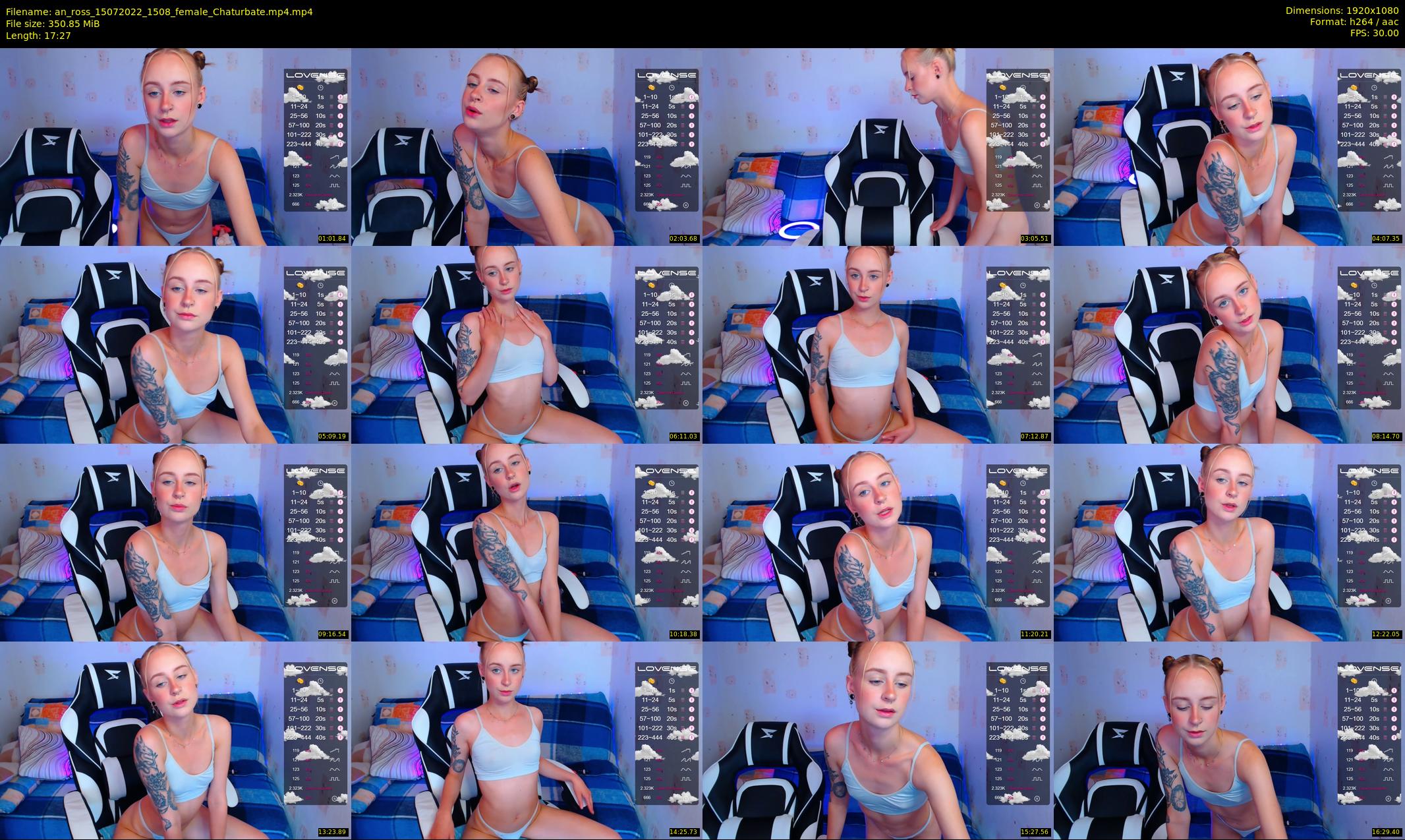 an_ross — 18 minute Chaturbate female cam show recording, 1080p, Jul 15, 2022