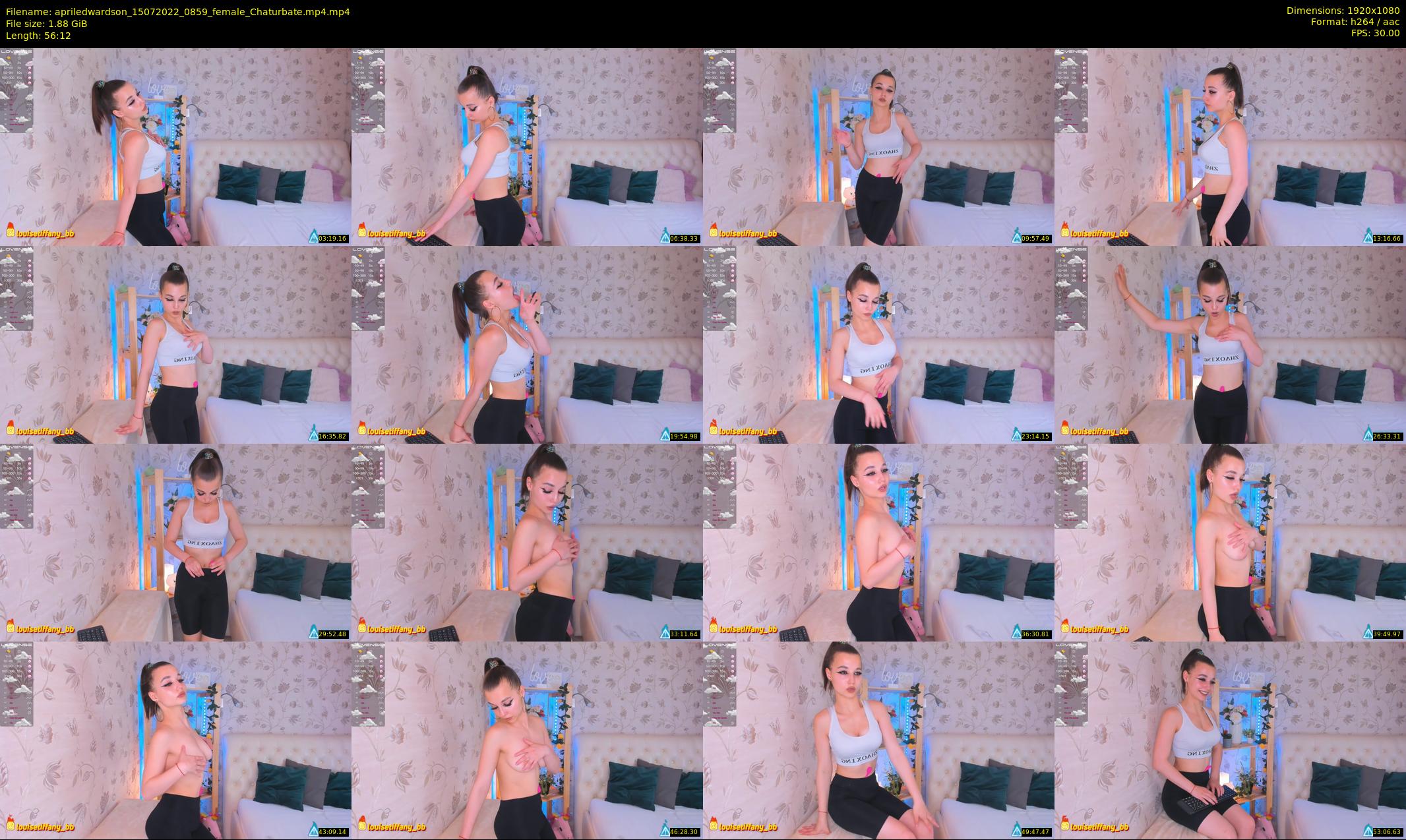 apriledwardson — 57 minute Chaturbate couple cam show recording, 1080p, Jul 15, 2022