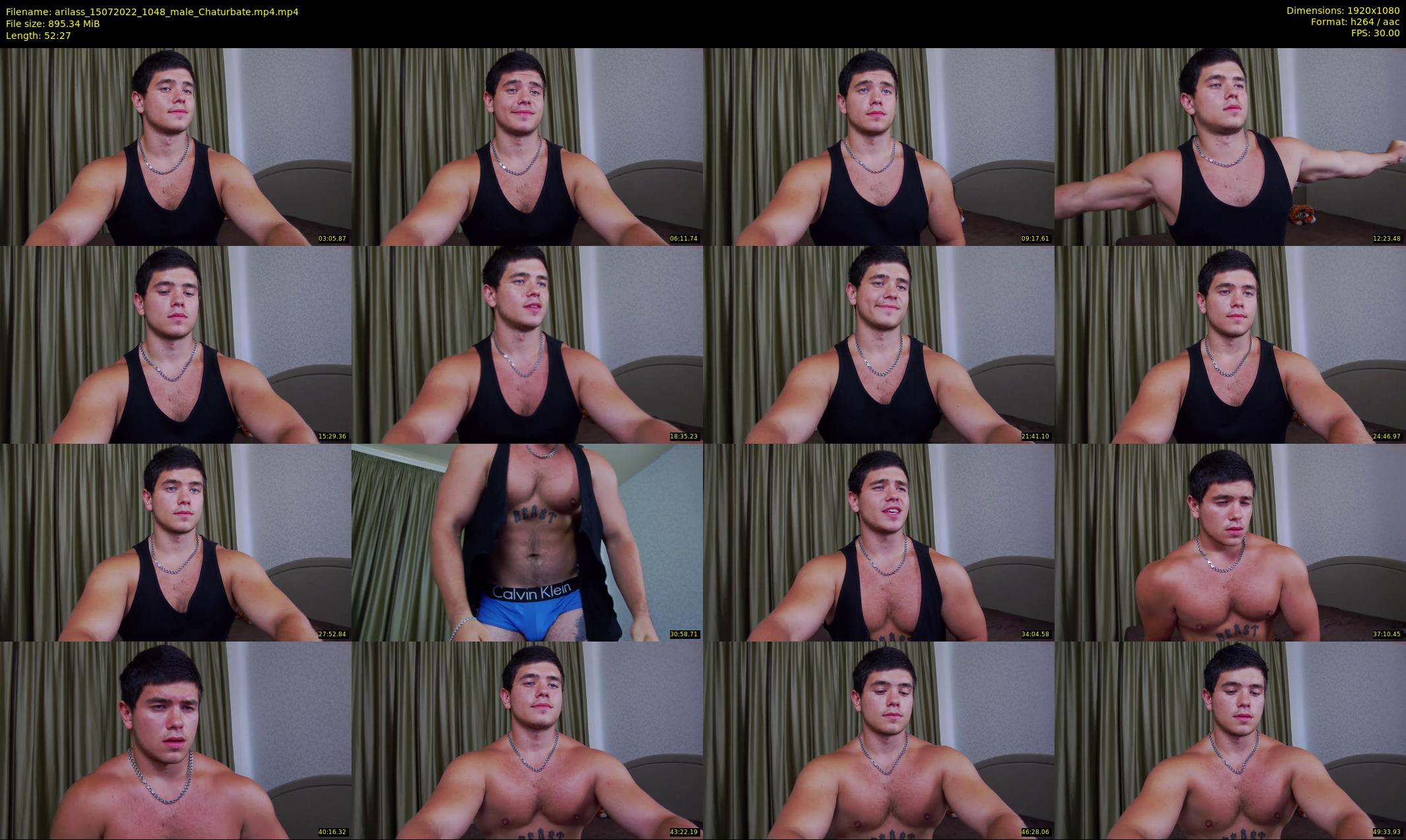arilass — 53 minute Chaturbate male cam show recording, 1080p, Jul 15, 2022