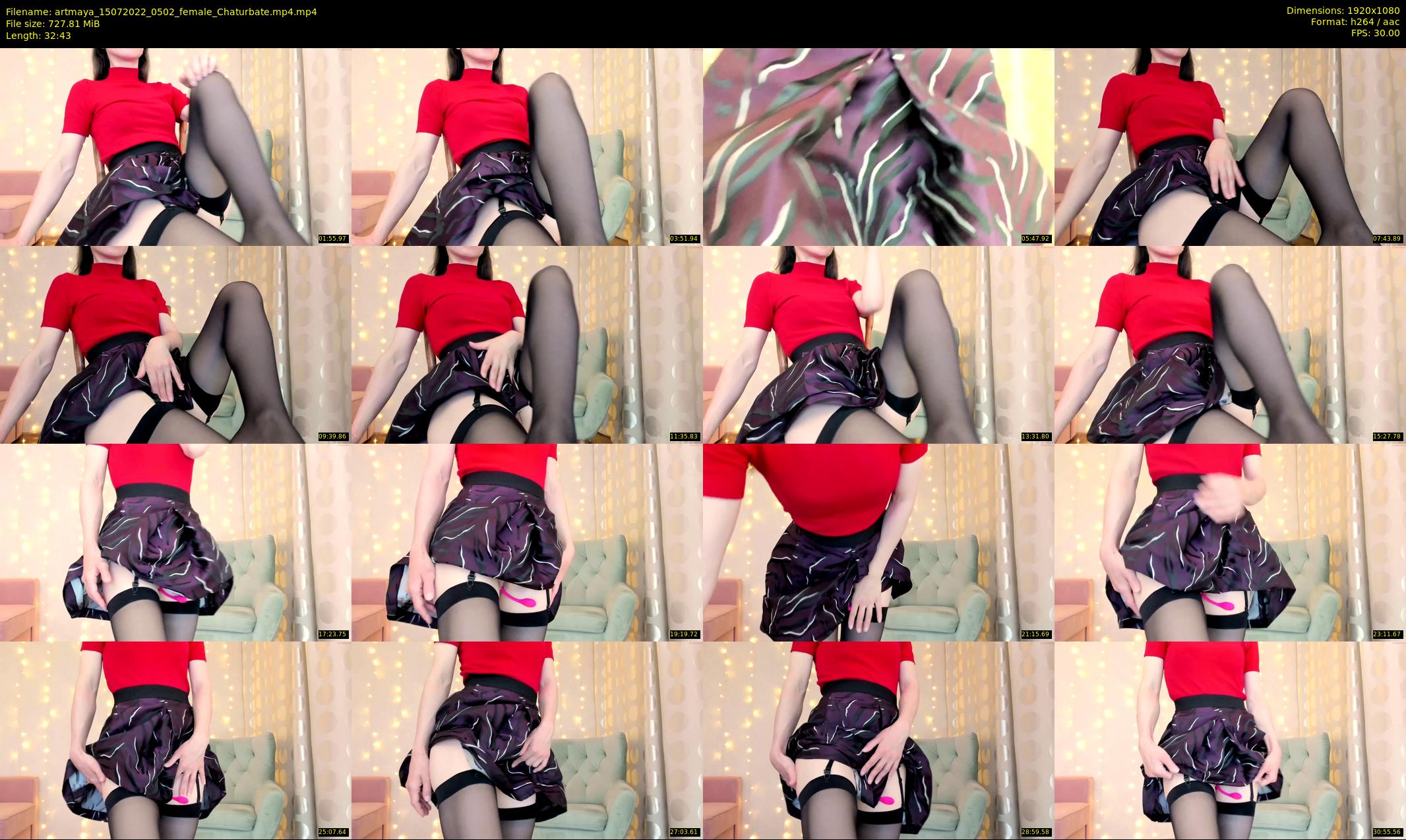 artmaya — 33 minute Chaturbate female cam show recording, 1080p, Jul 15, 2022