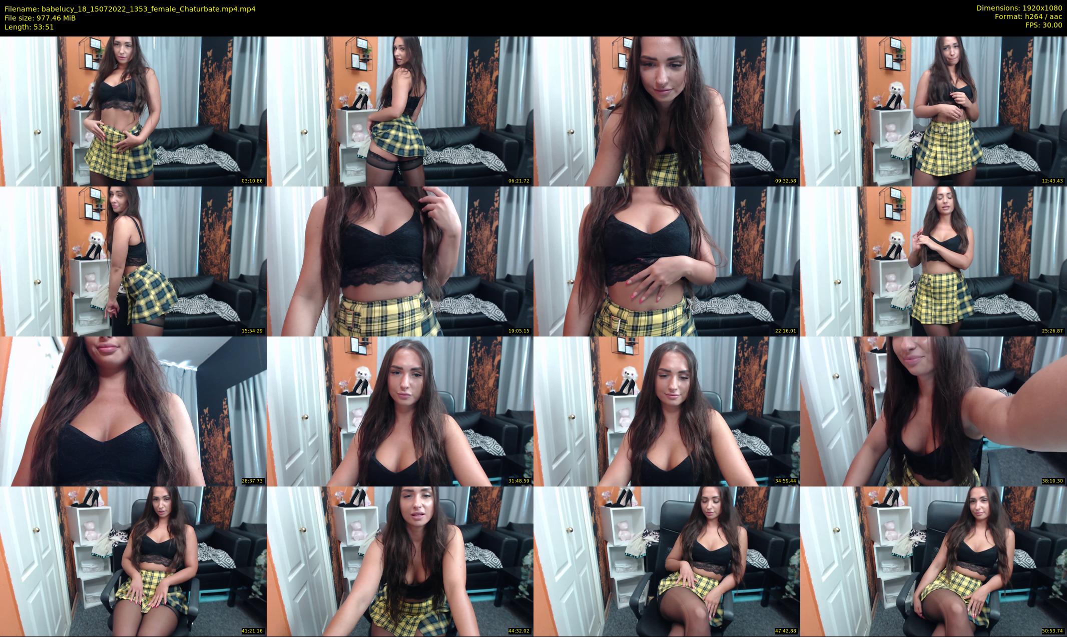 babelucy_18 — 54 minute Chaturbate female cam show recording, 1080p, Jul 15, 2022