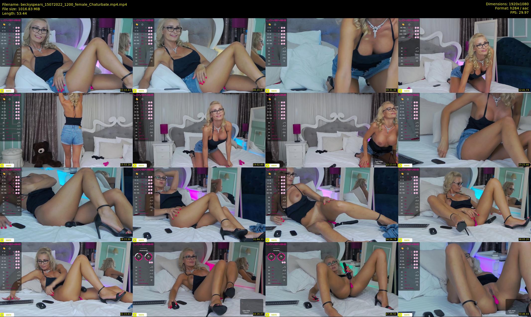 beckyspears — 54 minute Chaturbate female cam show recording, 1080p, Jul 15, 2022
